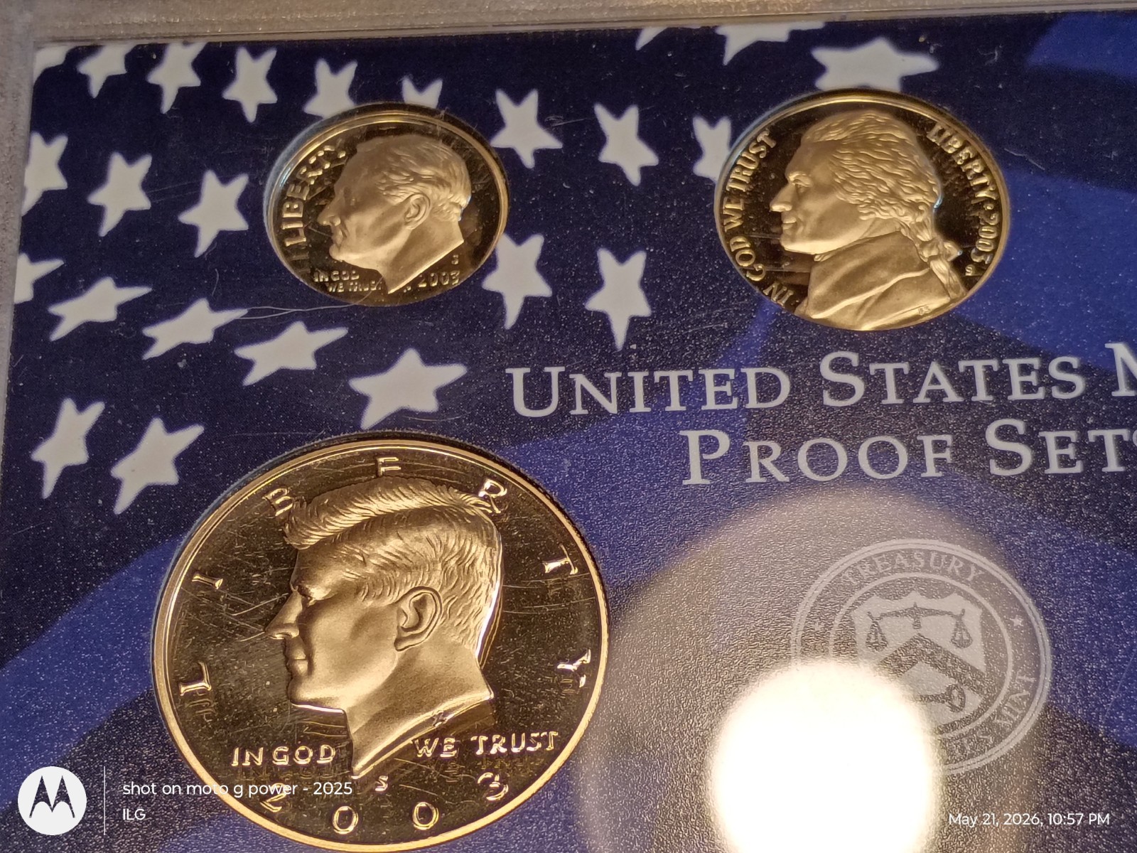 2003-S US Mint Proof Set ~ 10 Coins in OGP ~ Includes State Quarters
