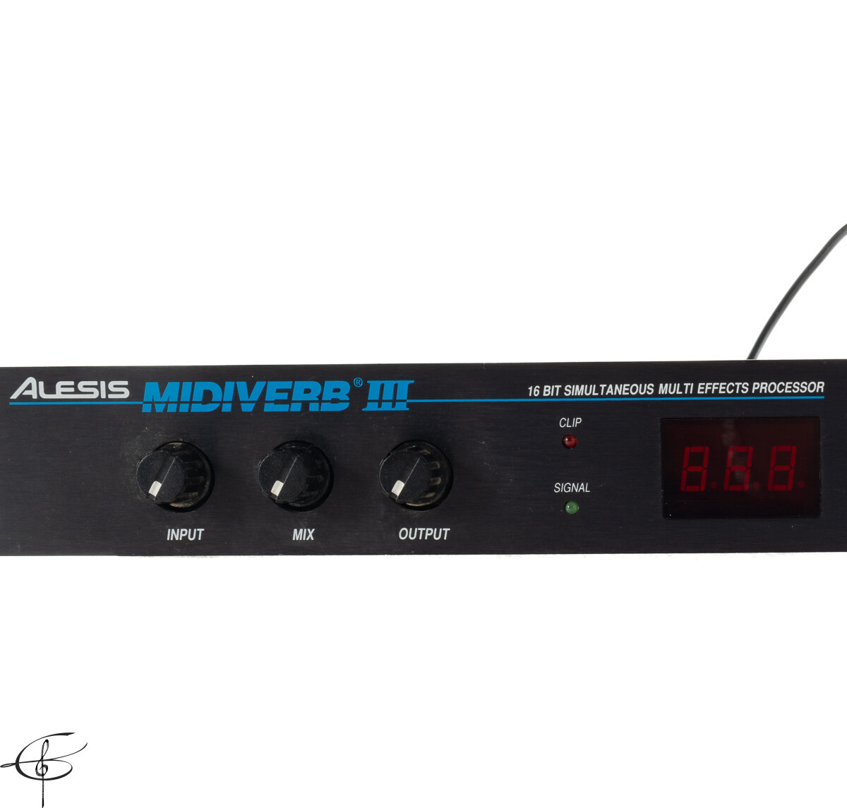 Alesis Midiverb III 16 Bit Digital Effects Processor with Power Supply