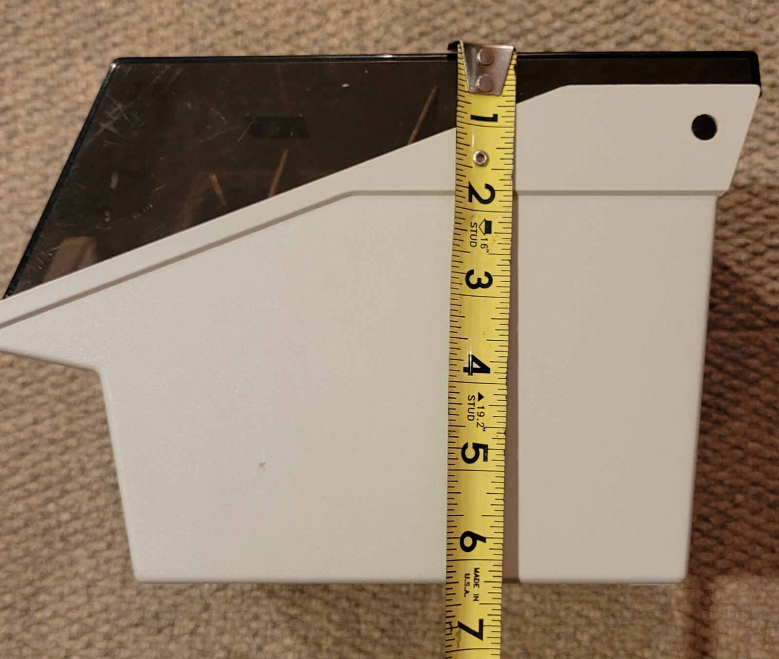 ALLSOP 5.25" Floppy Disk Storage Box w/dividers Case 80s 90s Tech Computer Retro
