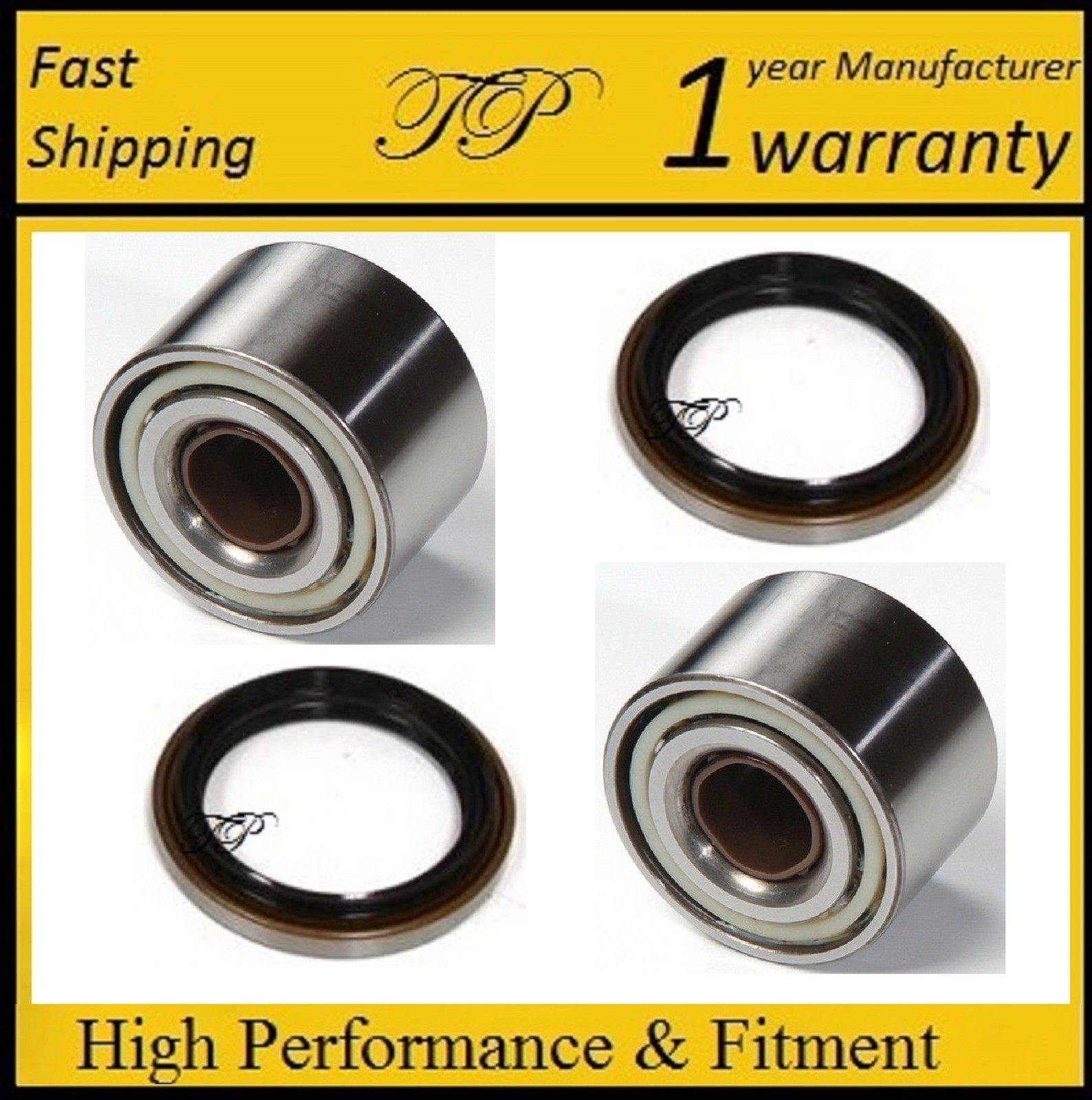 Front Wheel Hub Bearing & Seals For 2001-2005 Lexus IS300 (PAIR)