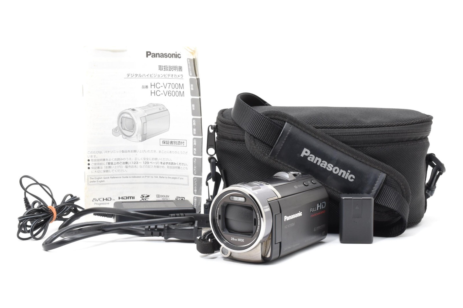 🌸[NEAR MINT] Panasonic HC-V700M HD 64GB Black Video Camera Camcorder Japan #02