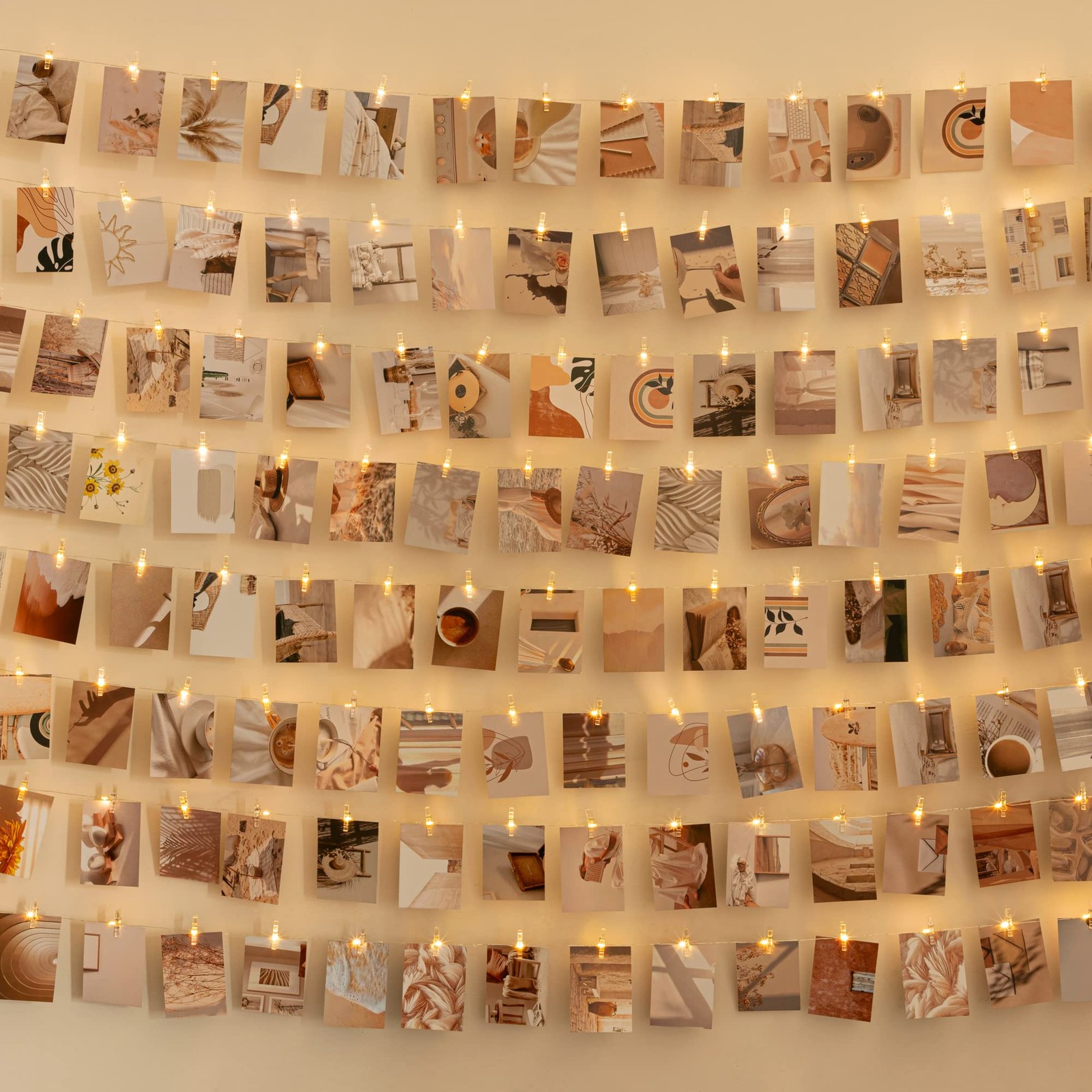 Photo Clips String Light, Fairy Lights with 51 Clear Clips, Battery Operated ...