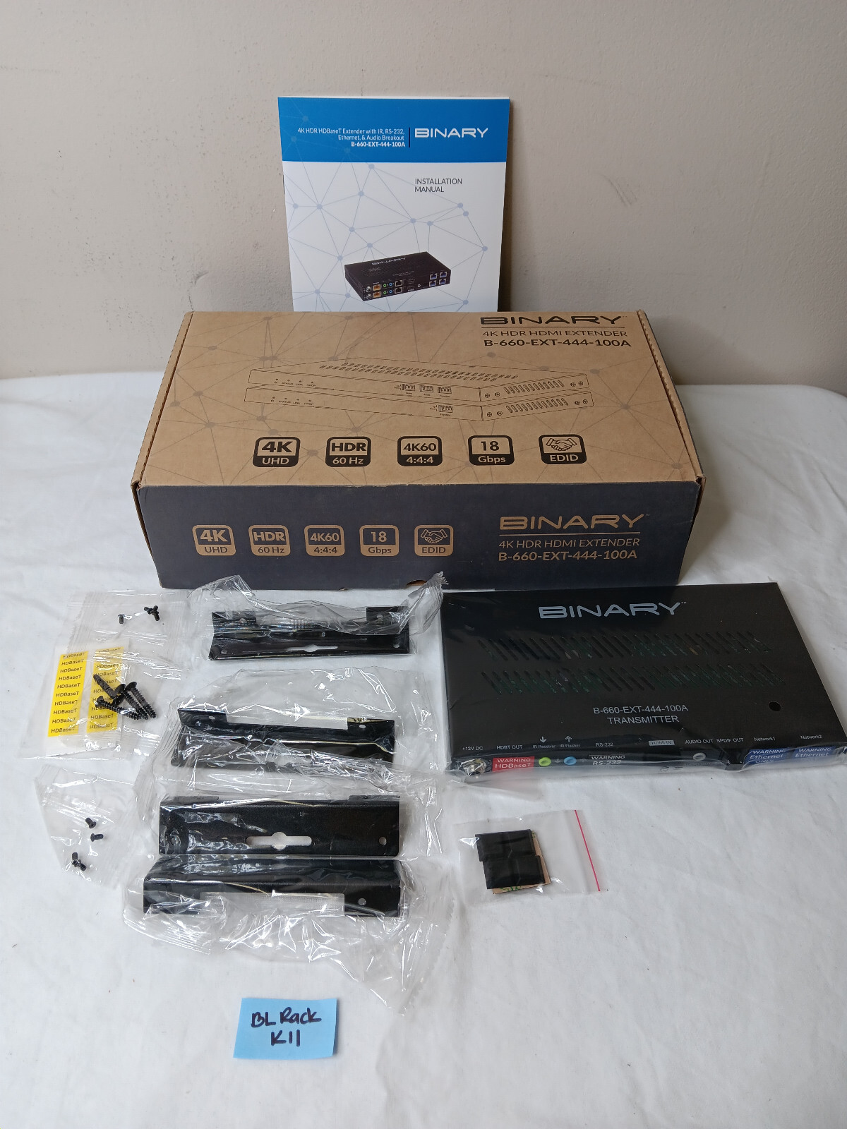 Binary 4K HDR HDMI Extender B-660-EXT-444-100A *TRANSMITTER ONLY*