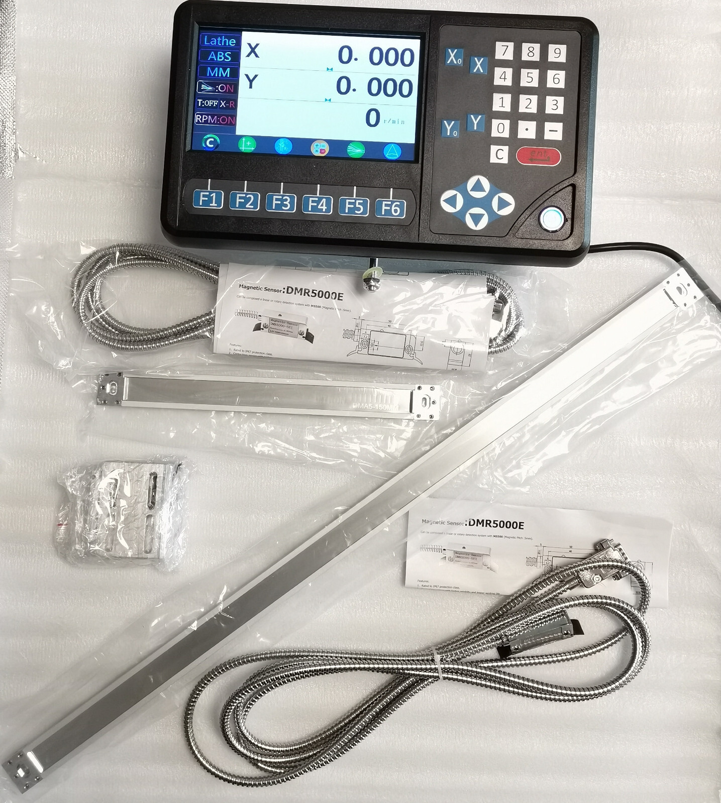 DITRON 2 axis Digital Readout D80 With Speed RPM Display 2 Axis