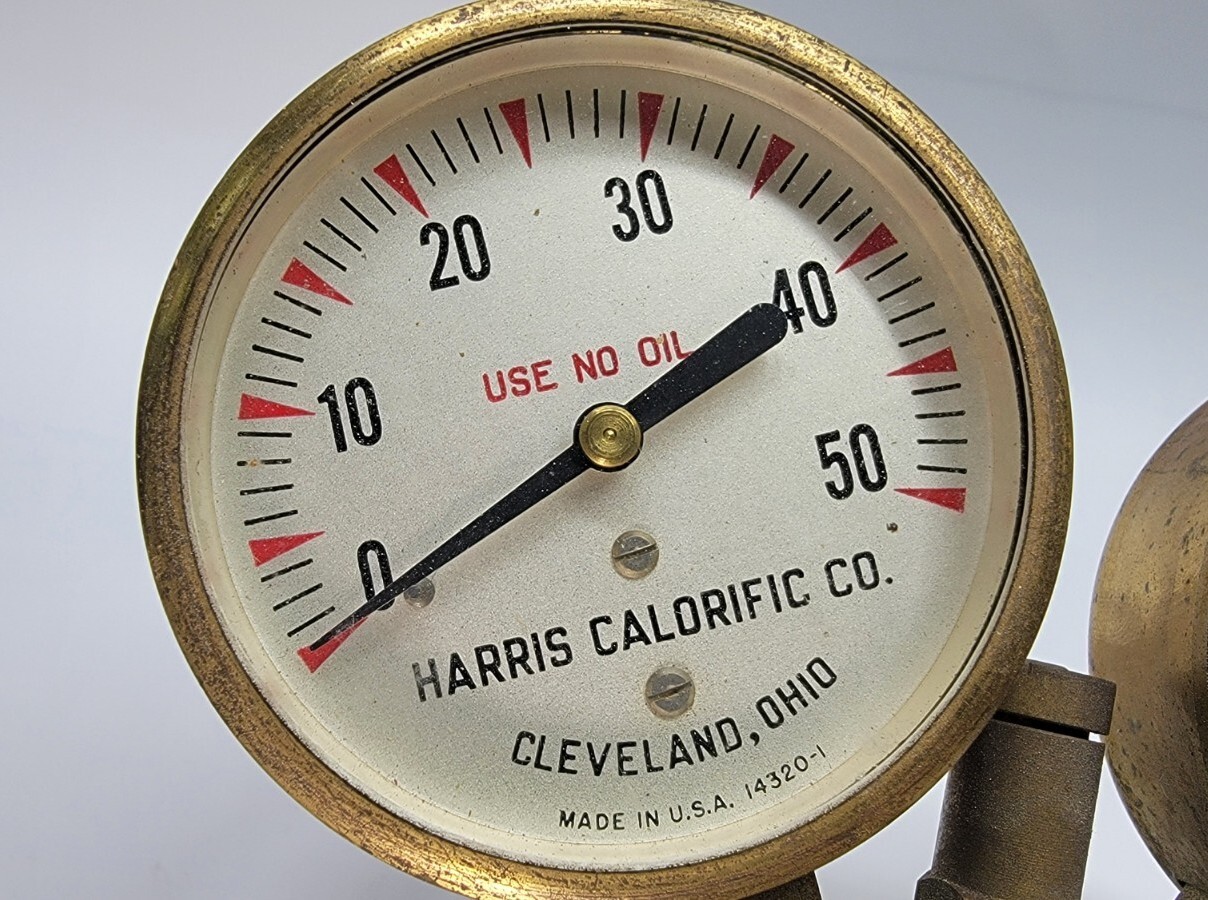 Harris Calorific Acetylene Regulator Gauge - # 92-SC - Untested