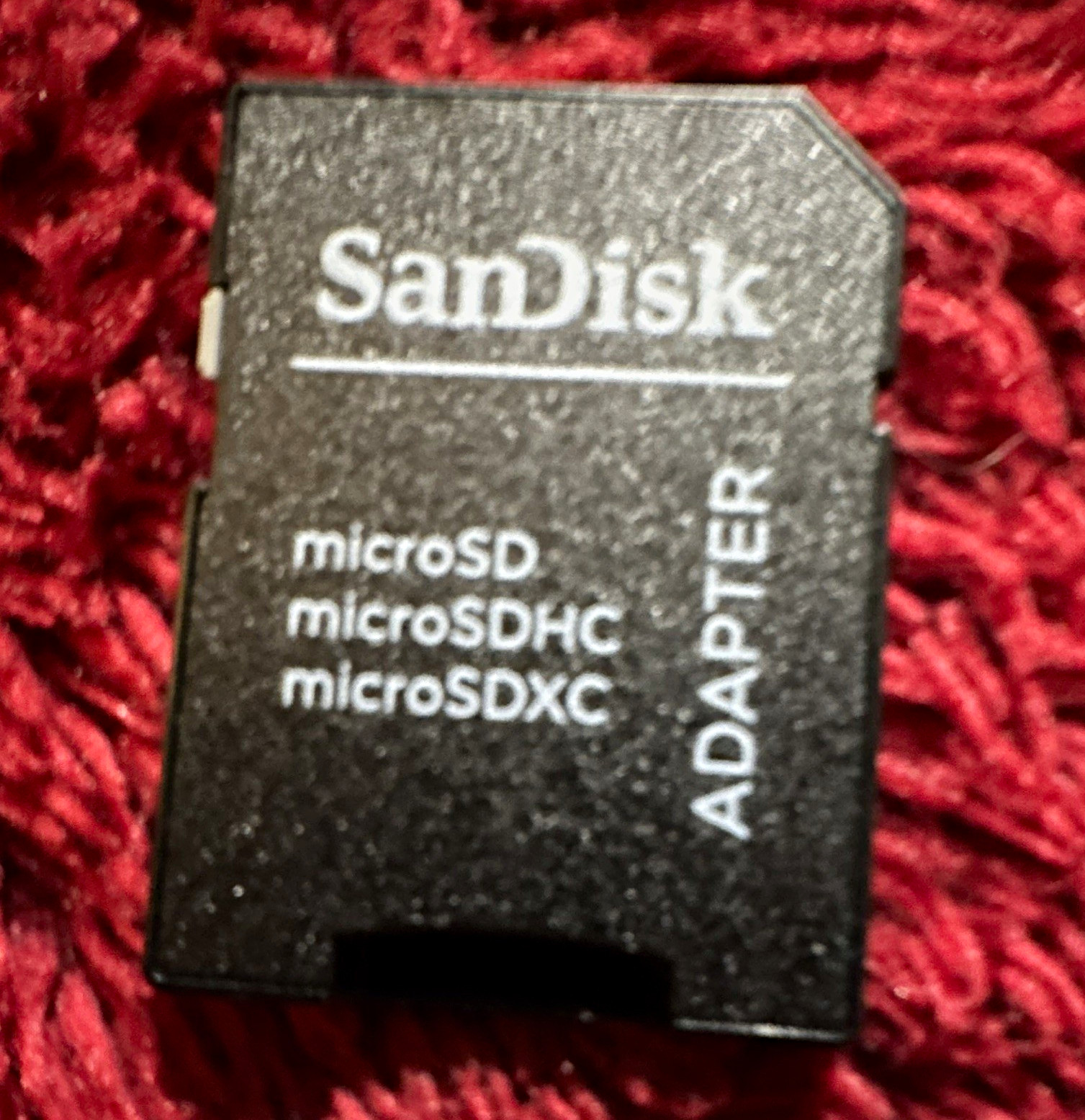 SanDisk microSD/microSDHC/microSDXC to SD Card Adapter Black