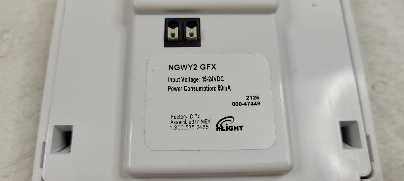 AcuityControls nGWY2 GFX nLight Eclypse White G2 Gateway Touchscreen NEW