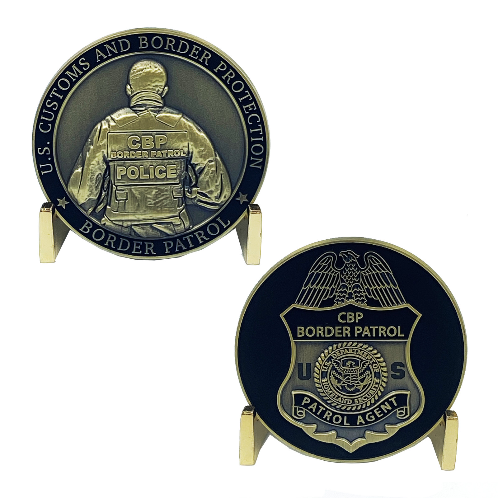 AA-010 Border Patrol Agent BPA Challenge Coin Tactical Body Armor Bullet Proof V