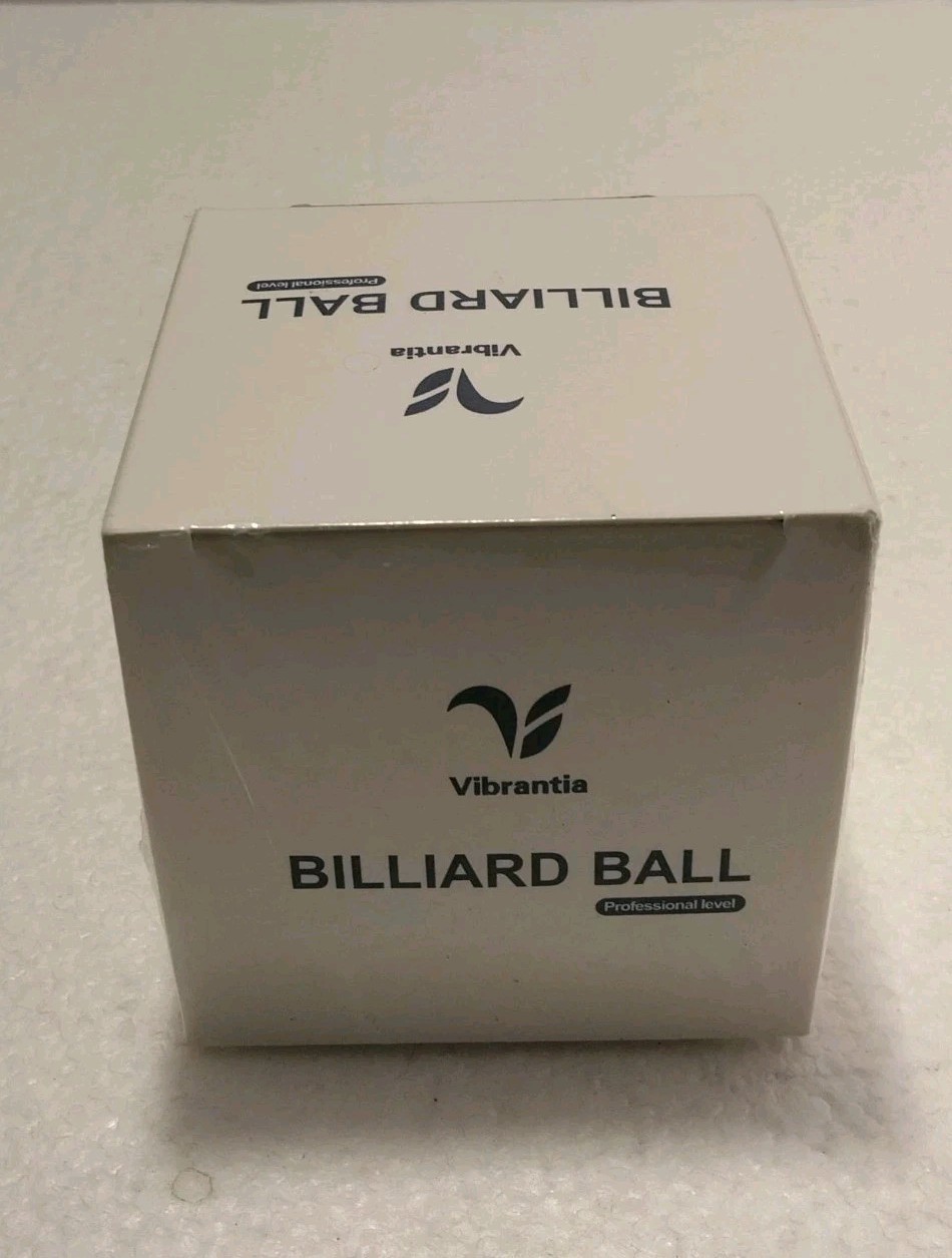 Brand New Sealed VIBRANTIA 2 1/4" Billiard Ball Professional Level #8