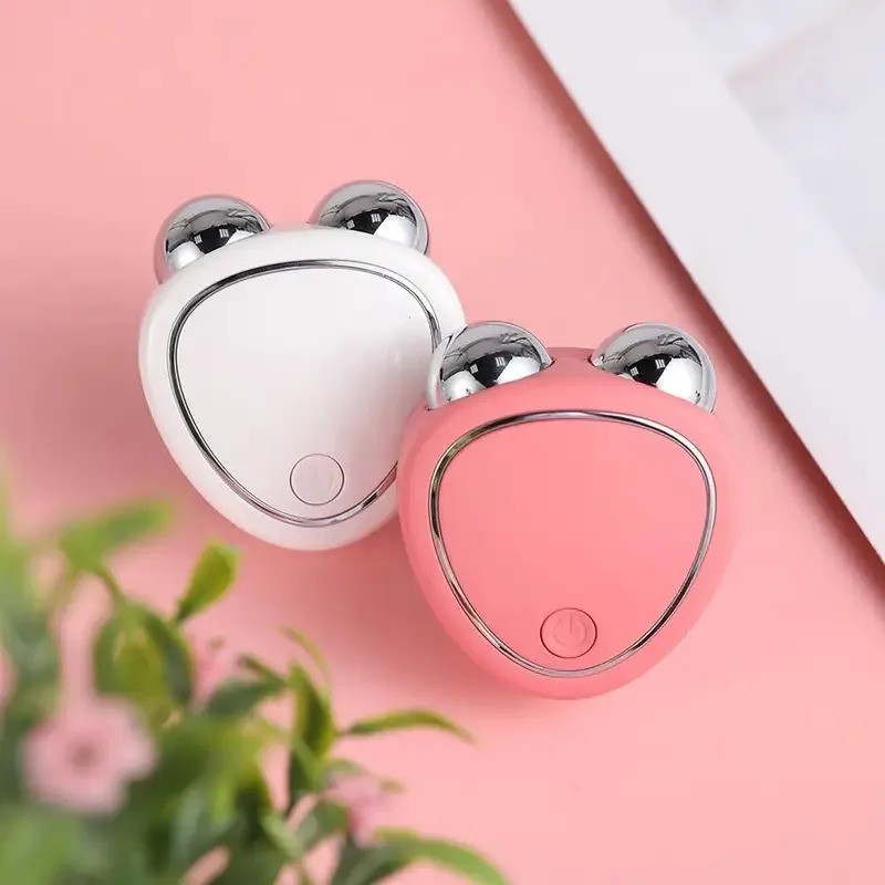 Skindion Levantamiento Microcurrent Face Lifting Massager Face Device Roller