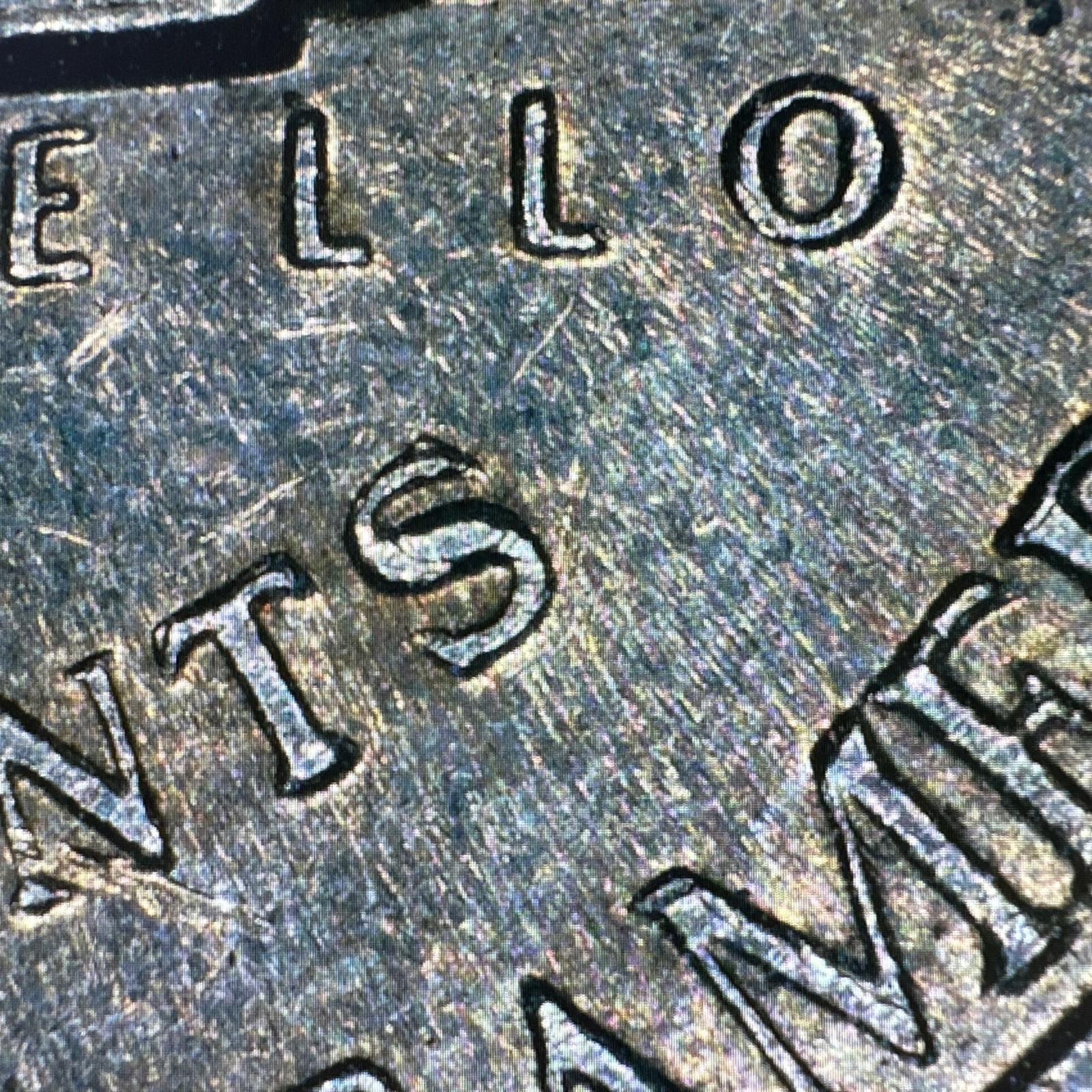 1996 P Nickel Struck Thru Grease Error Obverse & Reverse