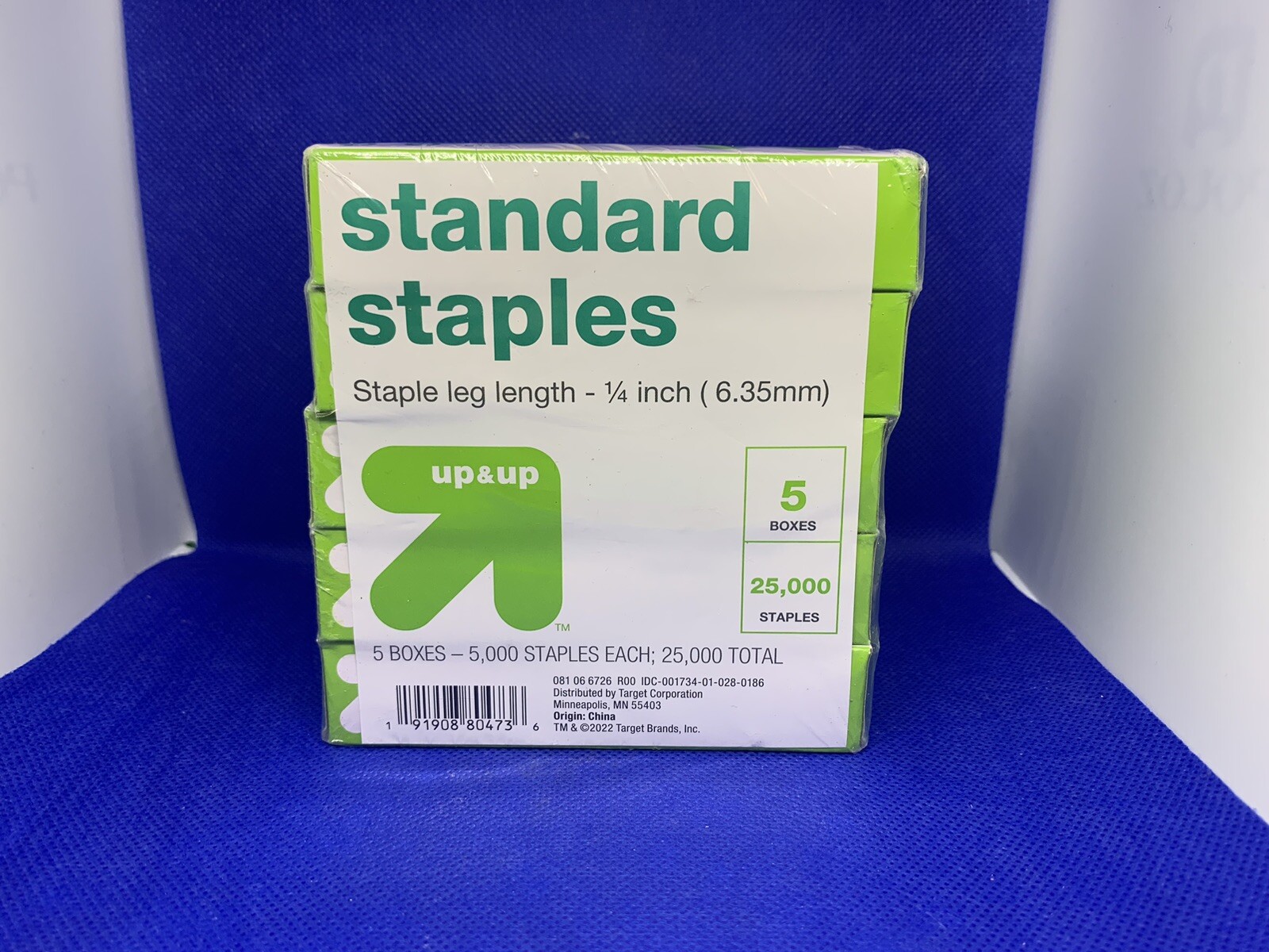 25000 Standard Staples - up & up™ 5 boxes