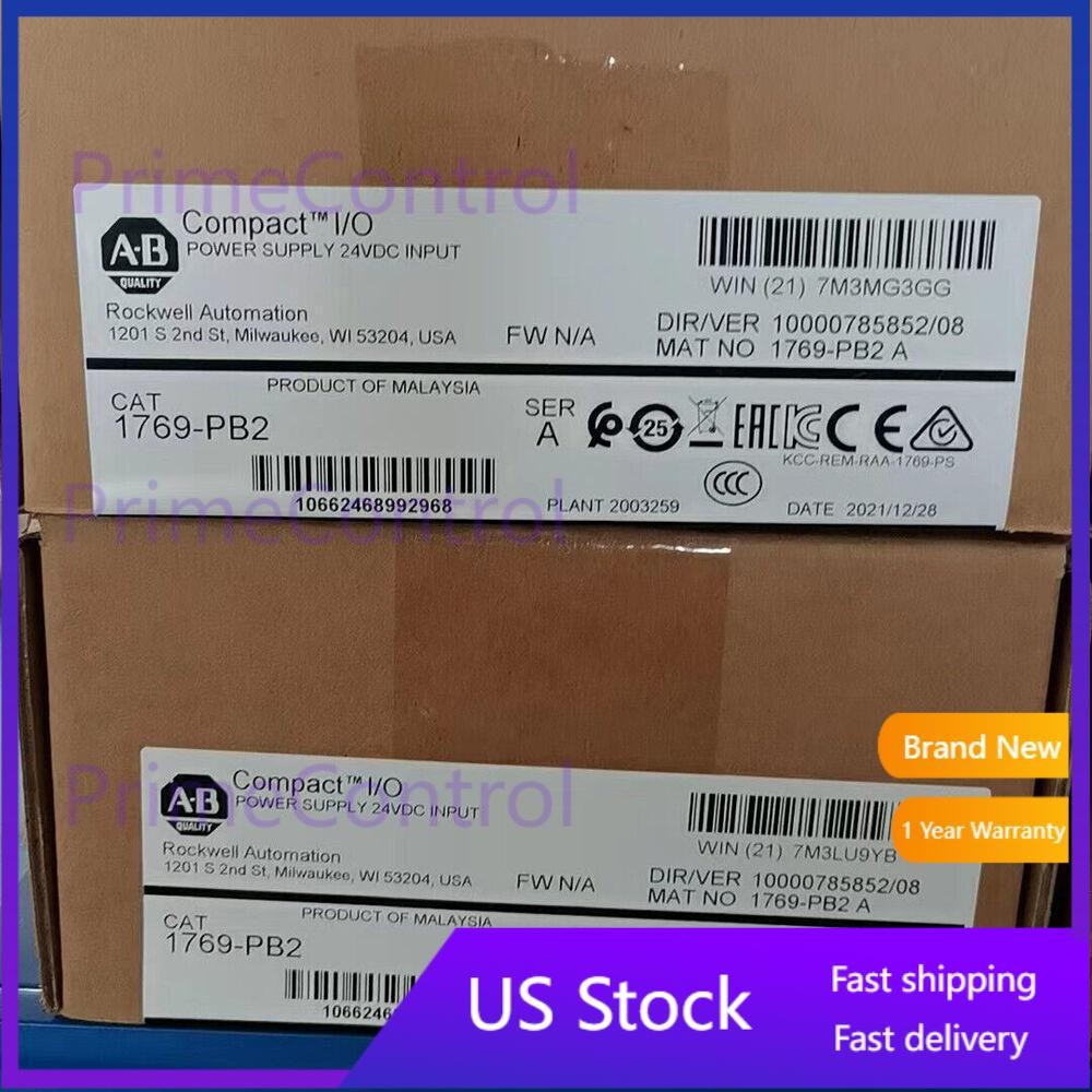 New Sealed  AB 1769-PB2 CompactLogix DC 2A/0.8A Power Supply US Free Tax