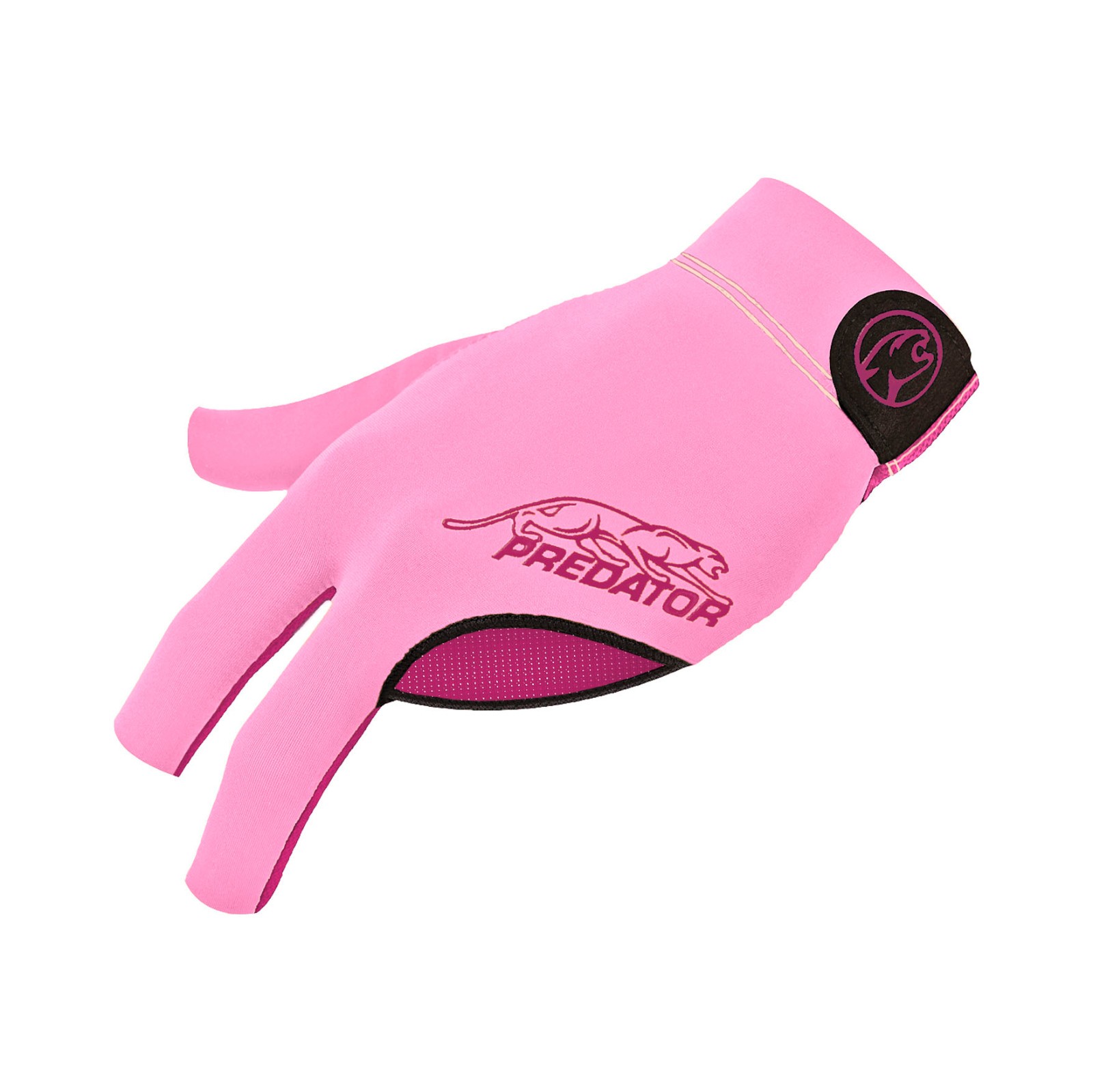 Predator Second Skin Pink with Purple Logo - S/M One size - LEFT Hand Pool Glove