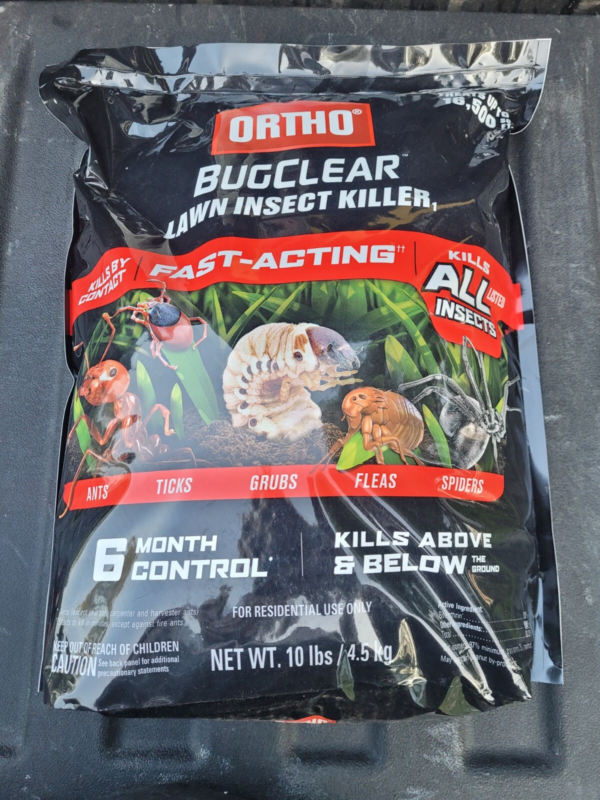 Ortho BugClear Fast-Acting Lawn Insect Killer, Kills By Contact, 10lbs, NEW!!!