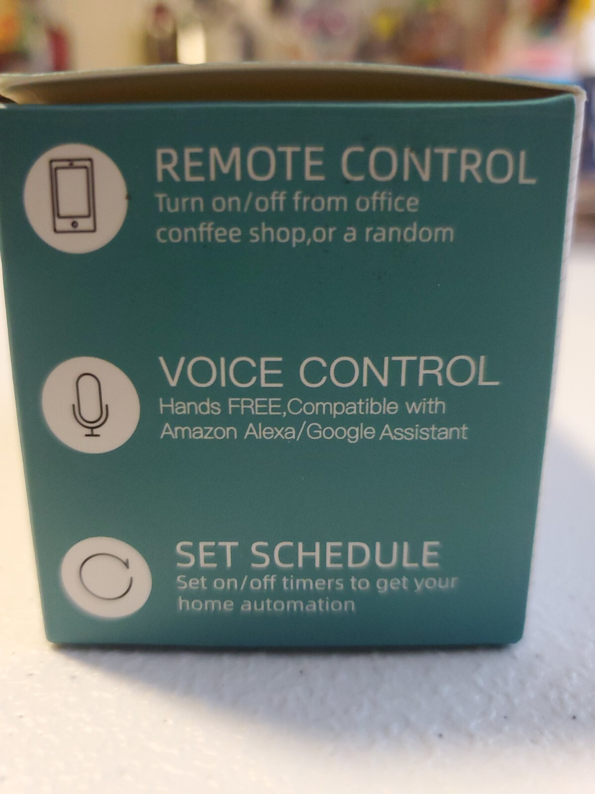 Smart Plug Compatible with Alexa and Google Home for Voice Control Mini Smart...