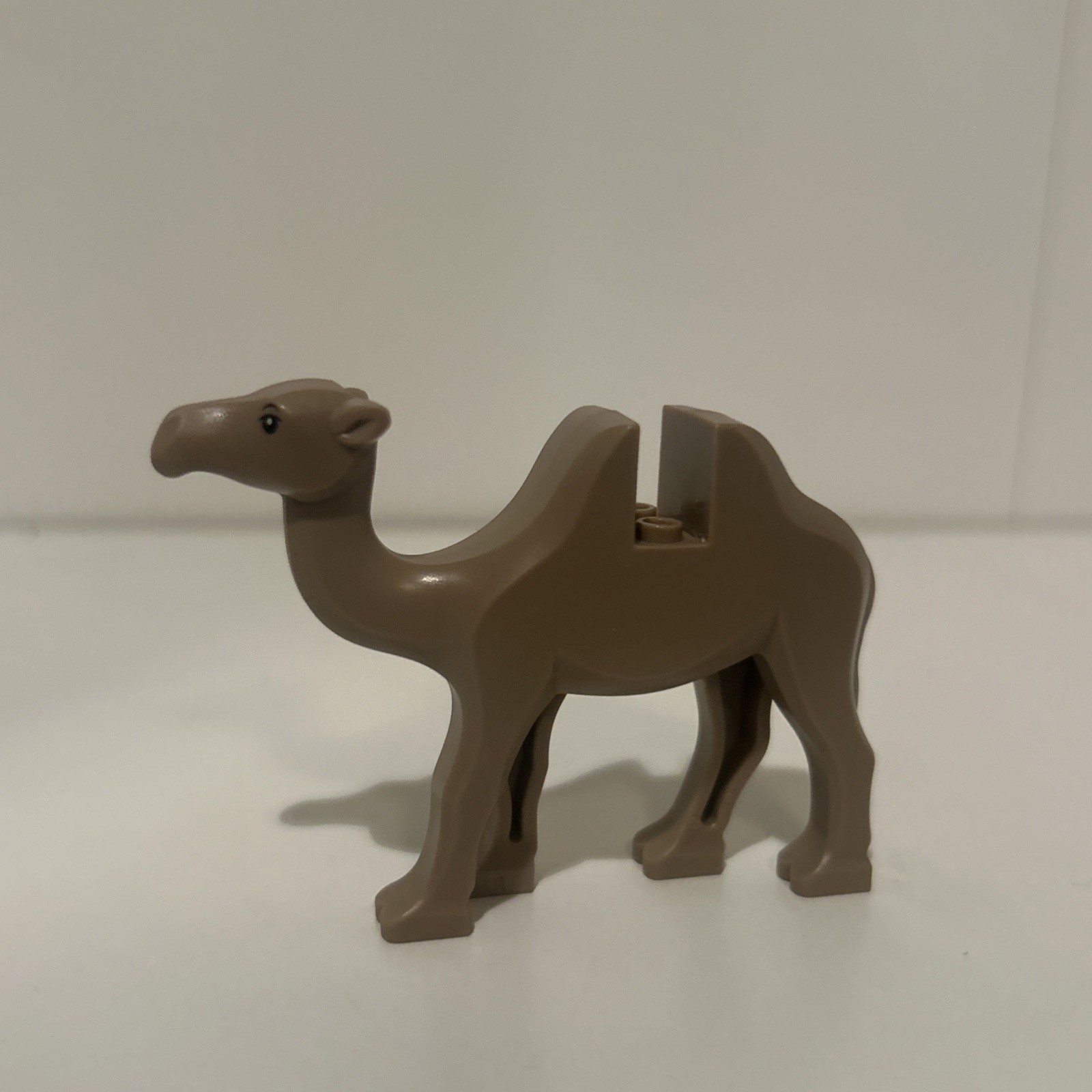 LEGO Animal - Dark Tan Camel with Black Eyes and White Pupils Pattern