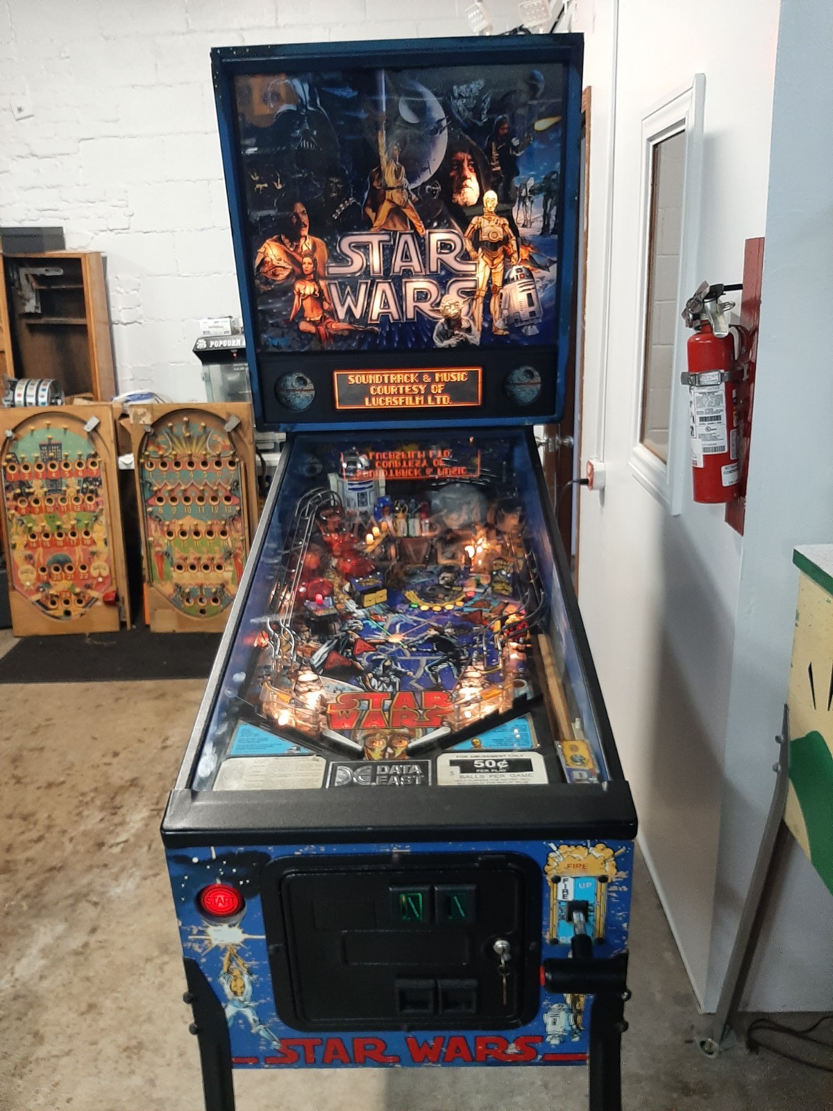 1992 Data East Star Wars Pinball Machine 100% Working Local Pick Up WI Or Ship