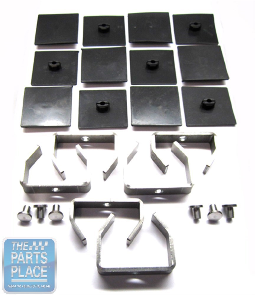1968-69 Chevrolet Camaro 5 Leaf Spring Clamp Set - 5L - Sold as a Set