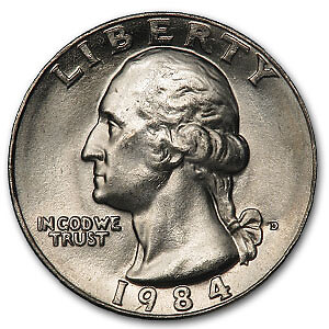 1984-D Washington Quarter BU