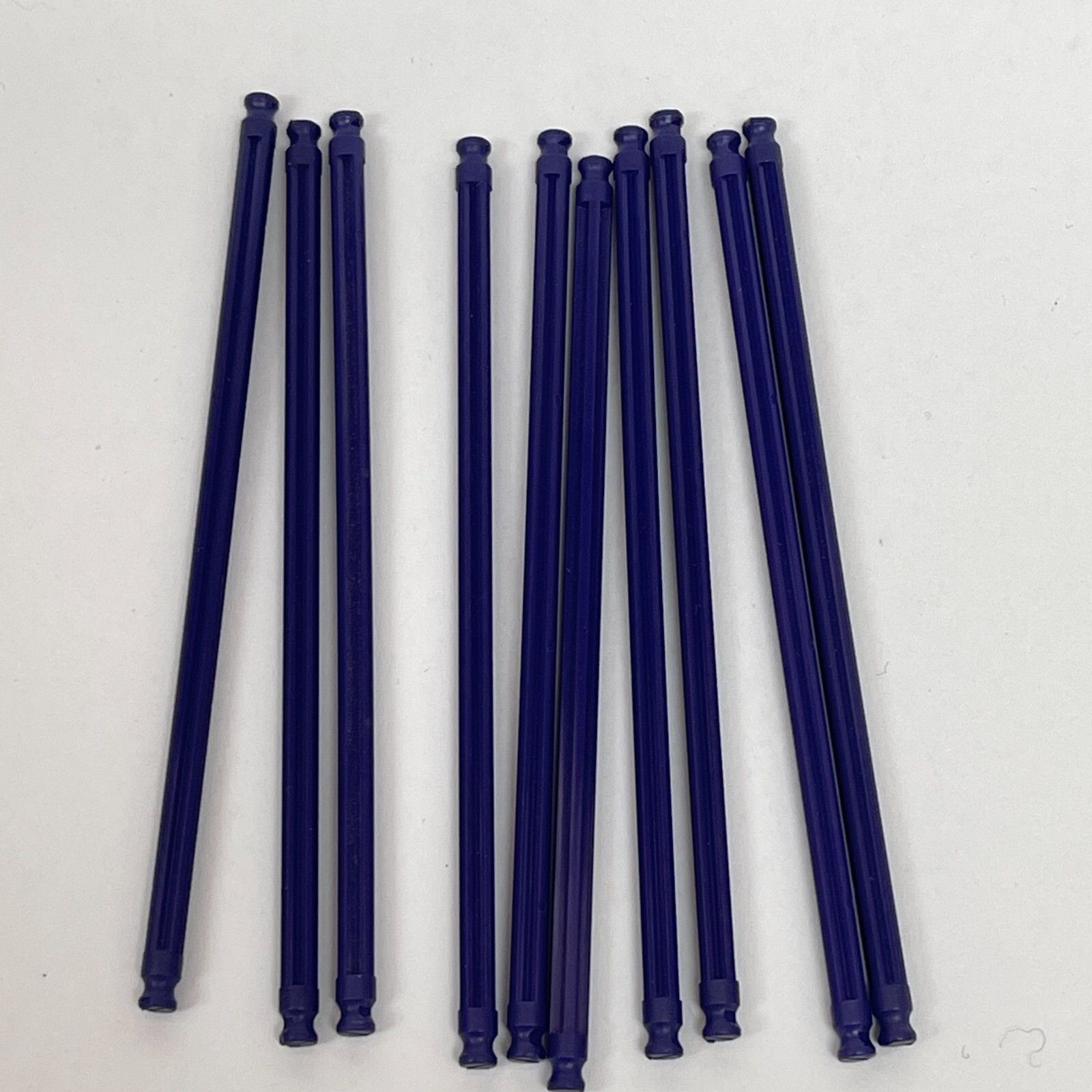 K'nex Purple 3 3/4" Rods Replacements Add-on Parts Lot of 10