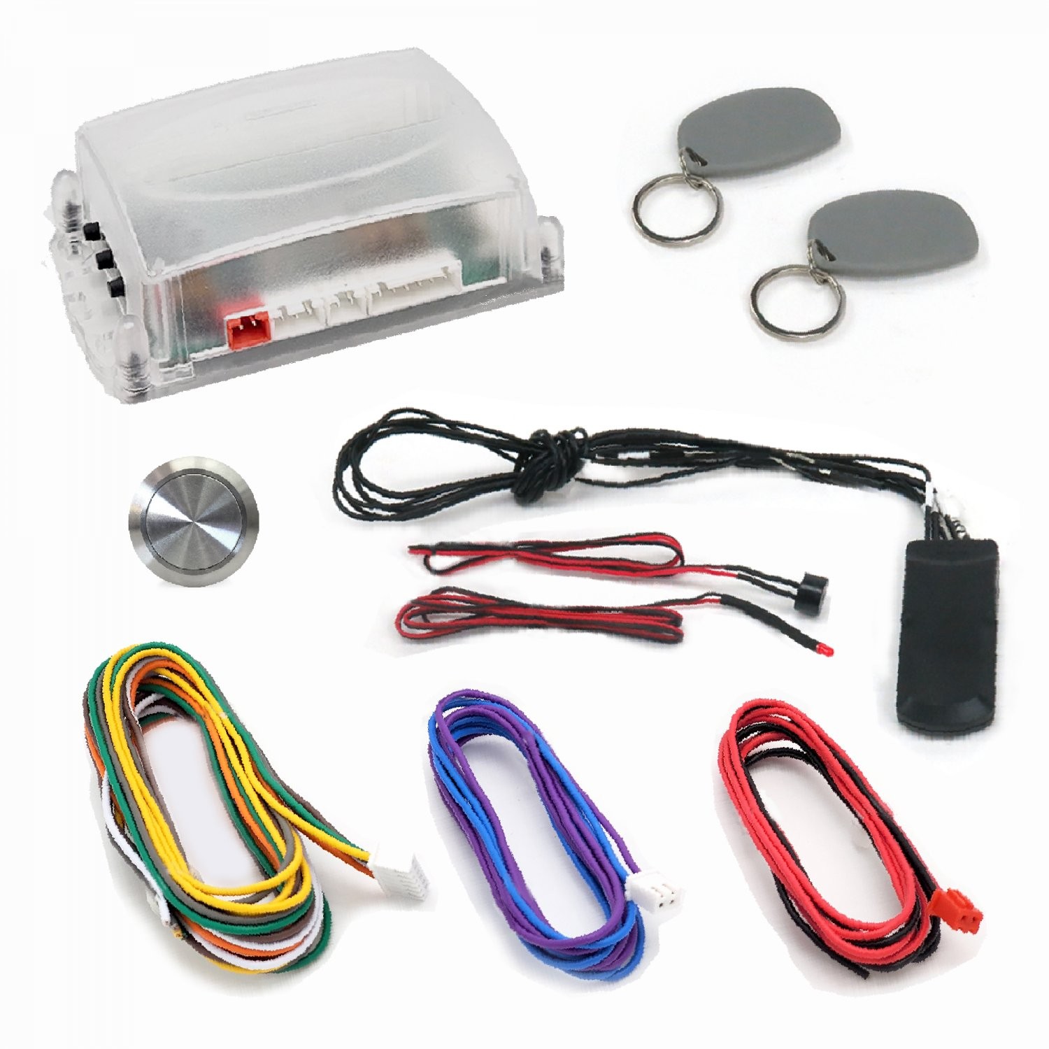 Non-Illuminated One Touch Engine Start Kit with RFID Keep It Clean KICHFS1002X