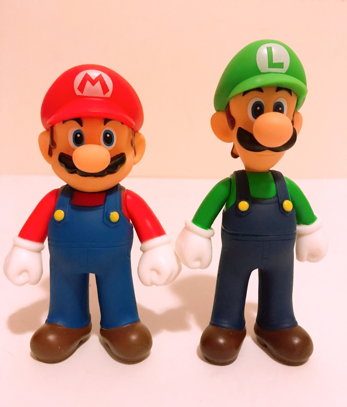 Set of 2 Super Mario and Luigi 4.5" Action Figures Collectibles Toys
