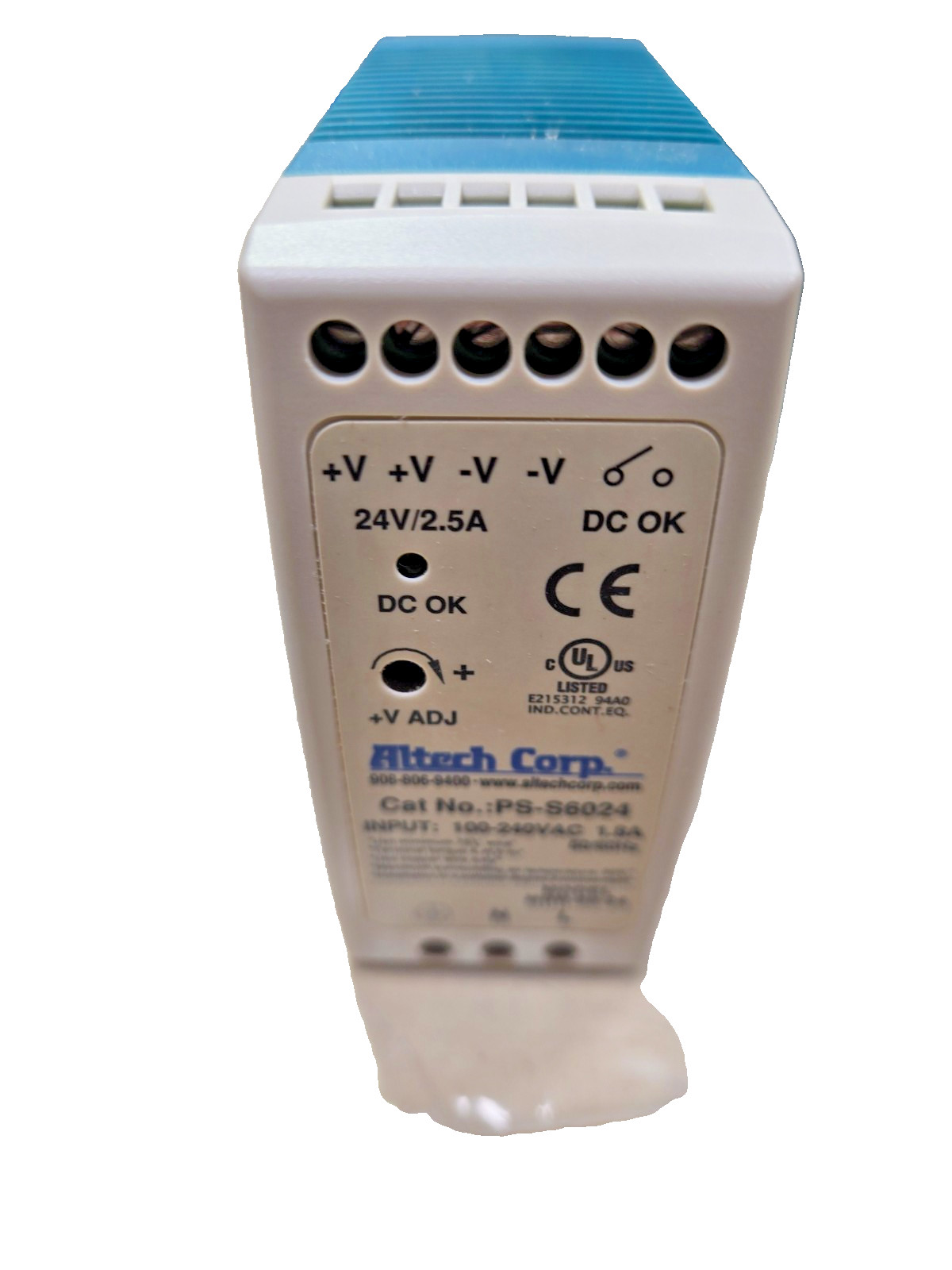 ALTECH CORP PS-S6024 100-240 VAC 1.8 A 50/60 Hz POWER SUPPLY