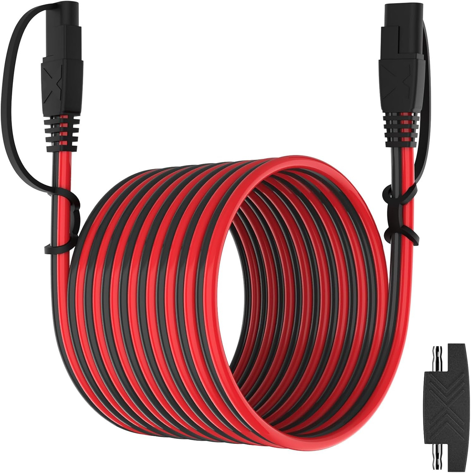 25 Feet SAE Extension Cable Copper Wire 16AWG for Automotive Solar Panel
