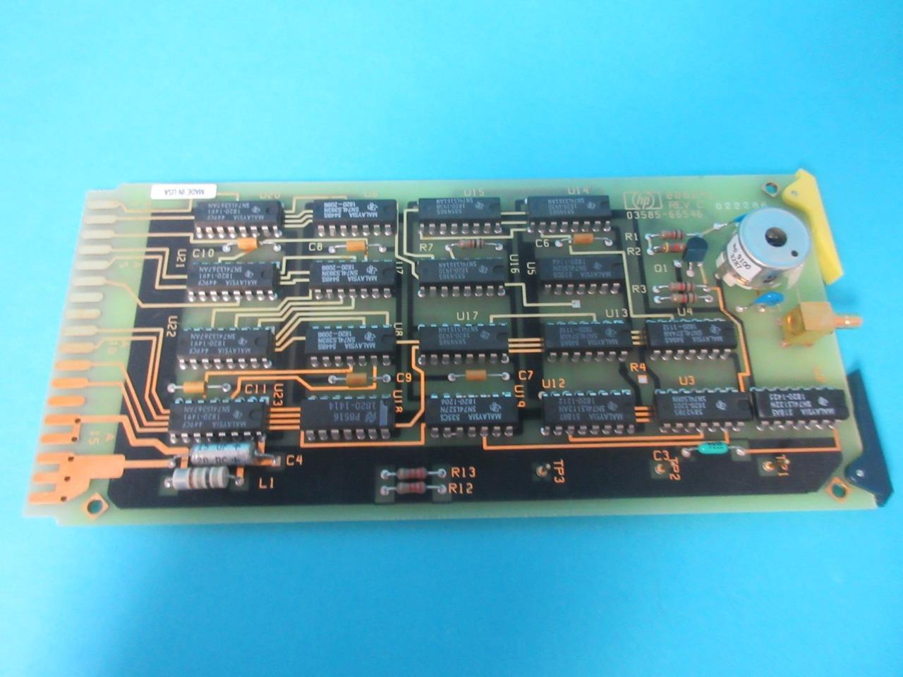 88809L 03585-66546 REPLACMENT CIRCUIT BOARD/CARD HP 3585A SPECTRUM ANALYZER