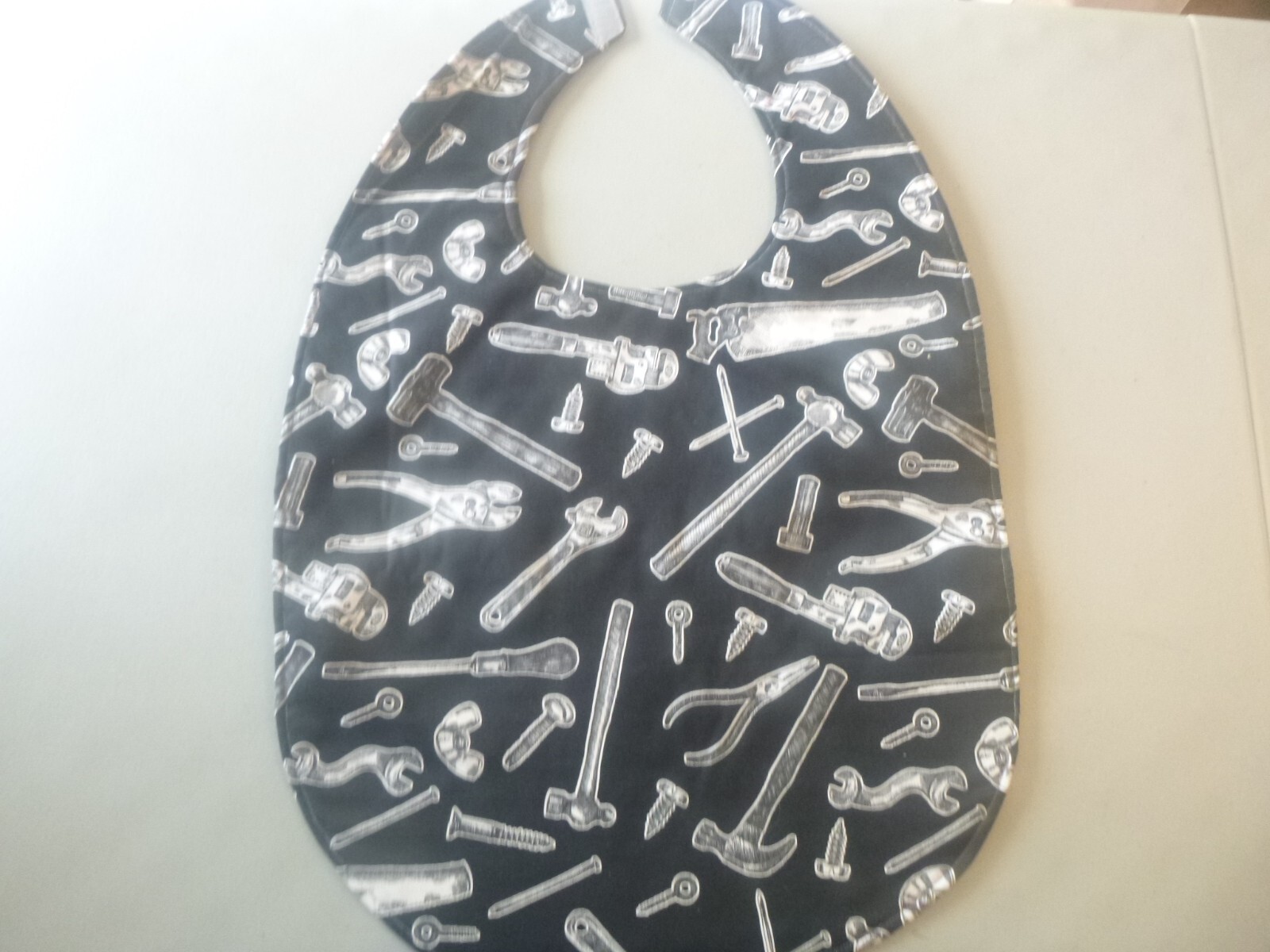 Adult Bib/Clothing Protector double thickness with Quilted Diamond Backing
