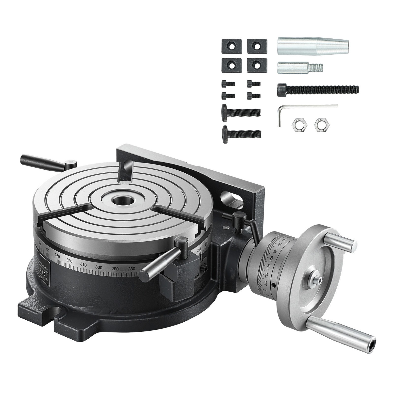 Uimoso 8-Inch Horizontal and Vertical Rotary Table for Precision Milling