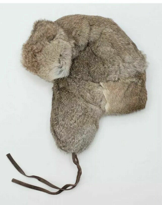 Ralph Lauren Purple Label Runway Rabbit Fur Hat Trapper One Size NWOT
