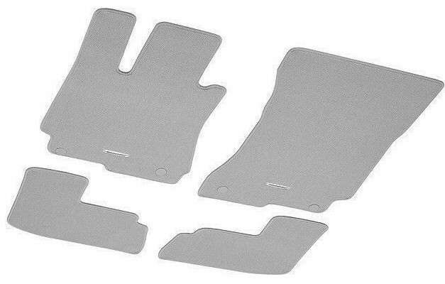 ✅ Mercedes-Benz Genuine Floor Mats Set CL W216 C216 Coupe Convertible Grey Velour