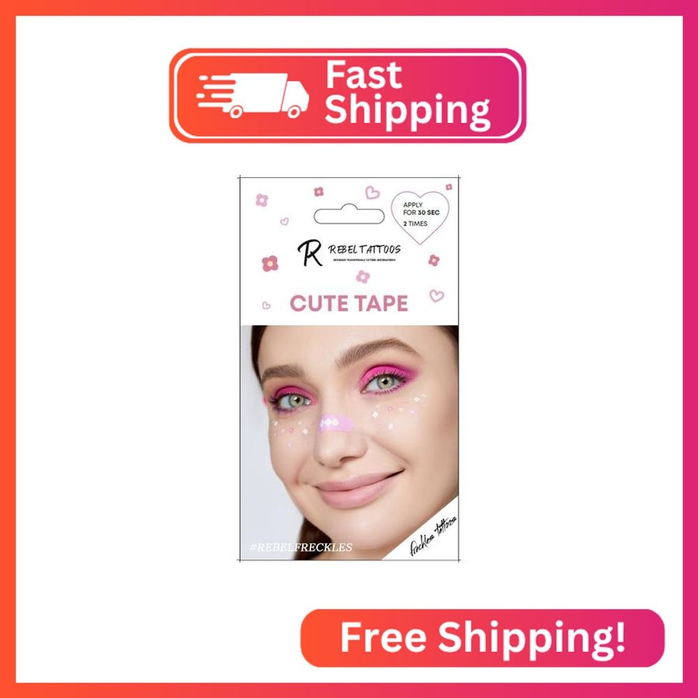 Rebel Tattoos -Temporary Tattoo Fake Transferable Tattoo Freckles - Temporary Fa