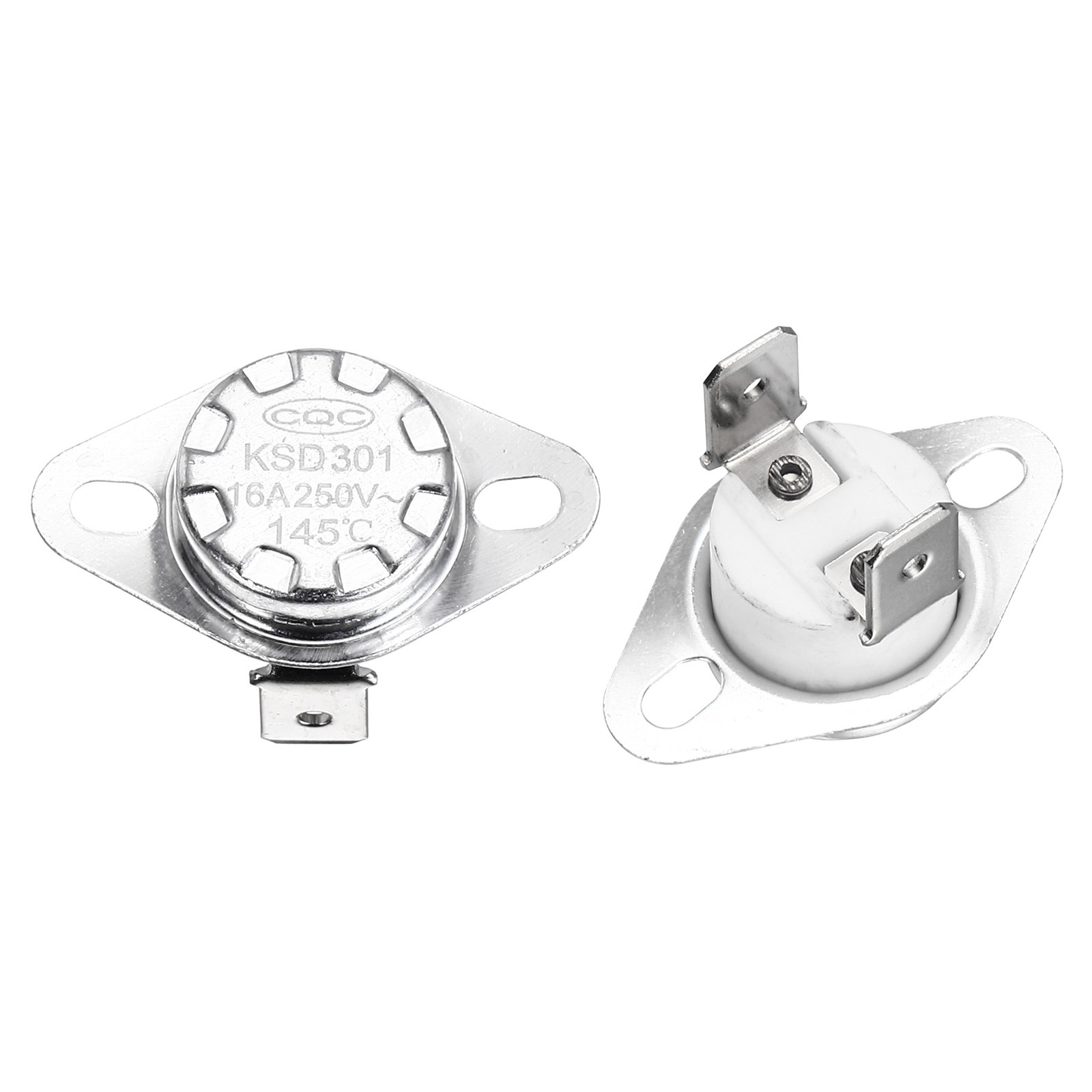 KSD301 Thermostat 145℃/293°F 16A  N.C Temperature Switch 2 Pcs