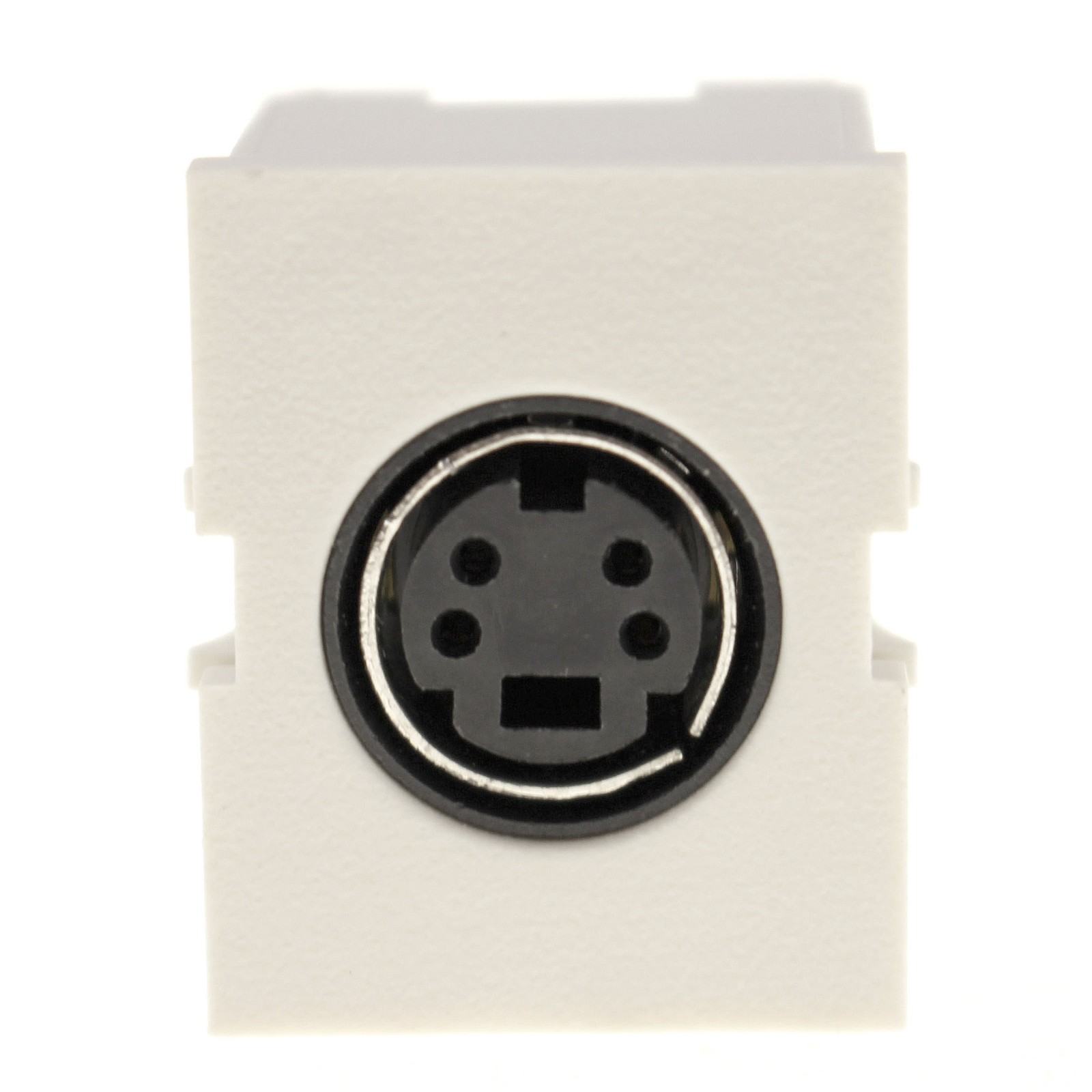 PASS SEYMOUR PSSV-LA 110 S-VIDEO CONNECTOR INSERT KEYSTONE, ALMOND (10 PACK)