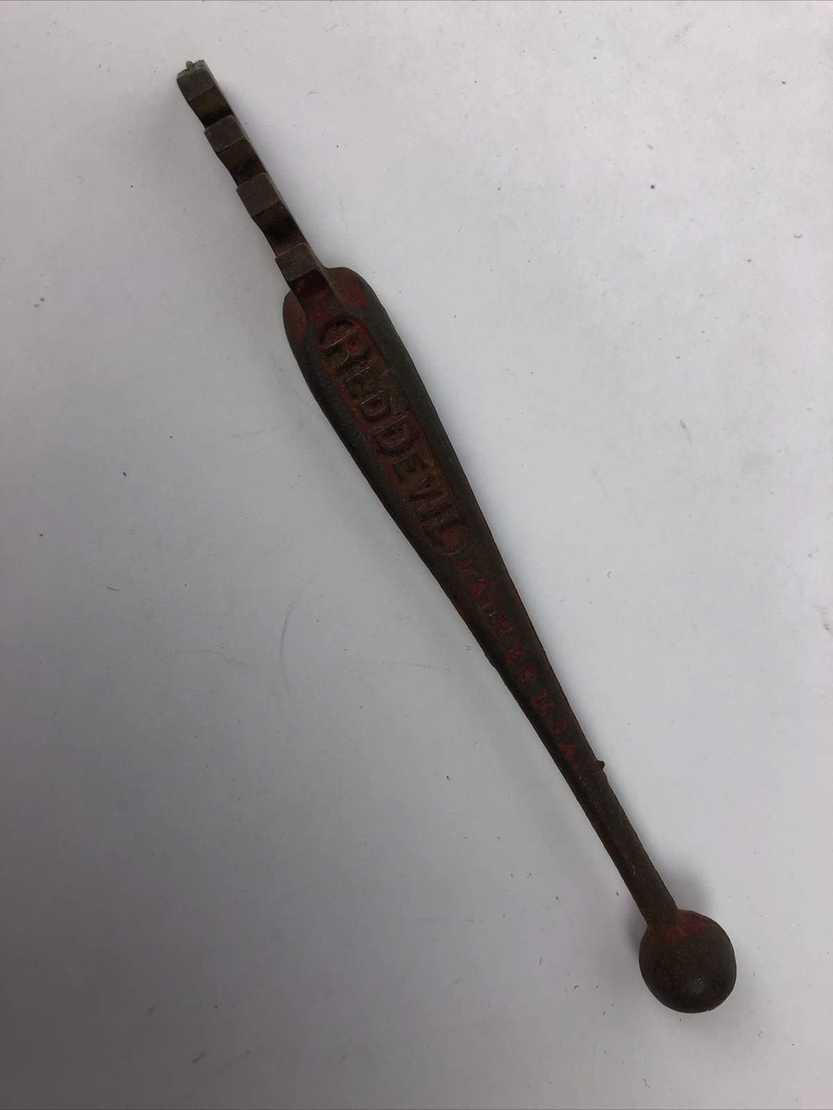 Vintage RED DEVIL - No. 023 Glass Cutter Cutting Tool Made In USA Fast Free Ship