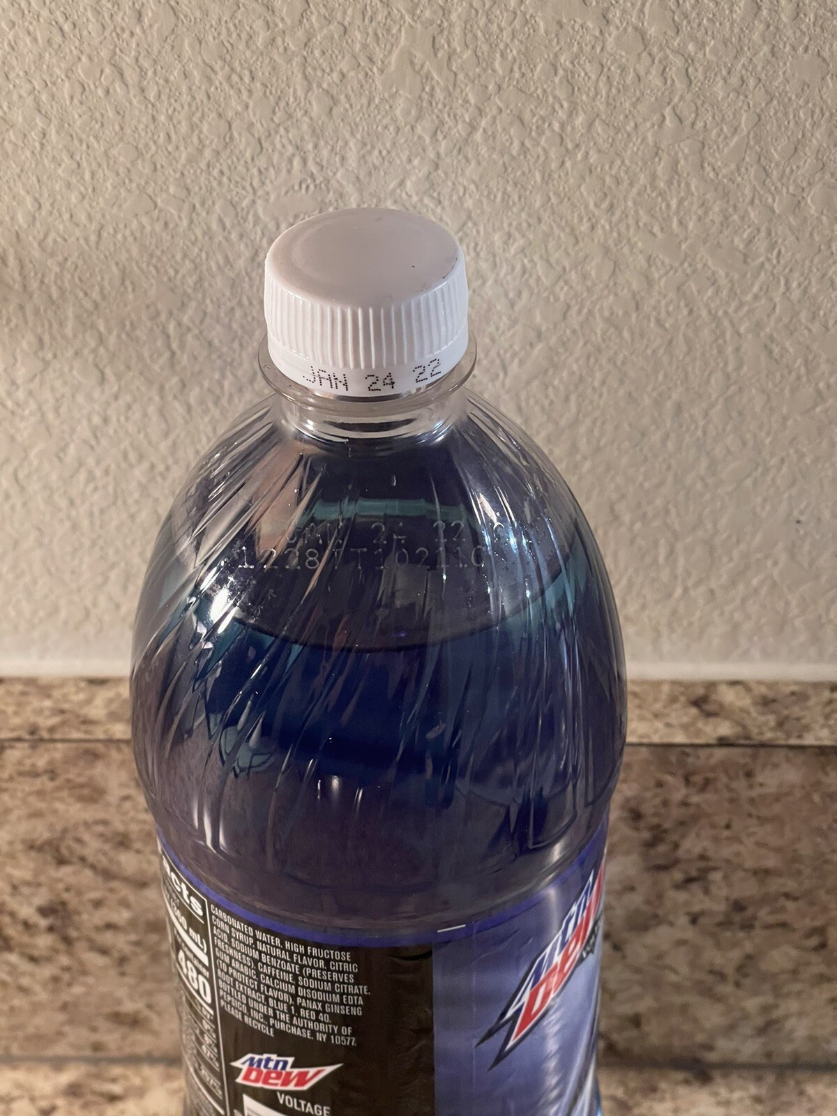 Mountain Dew Voltage 1 Liter Bottle Old Design Full 1L