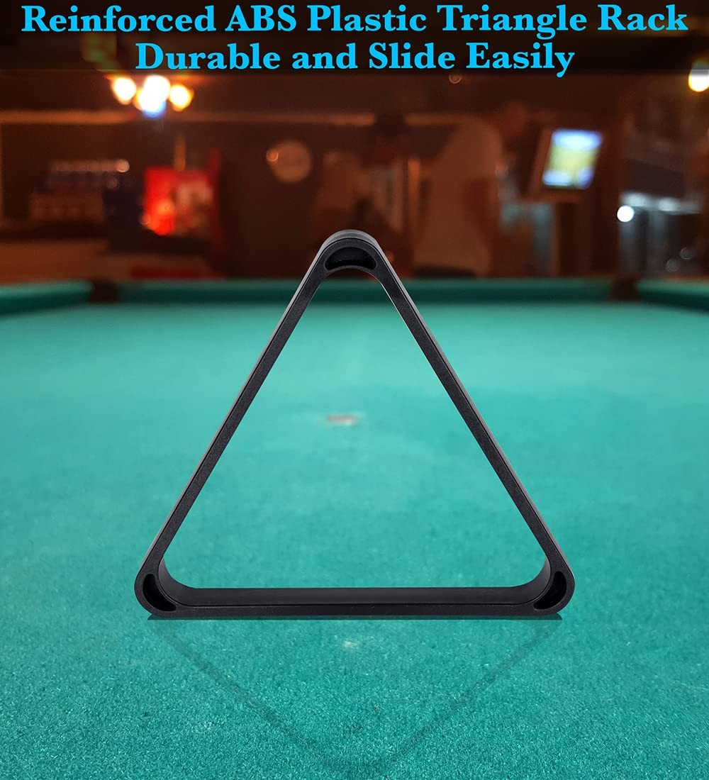 Regulation Billiard Ball Set with Triangle