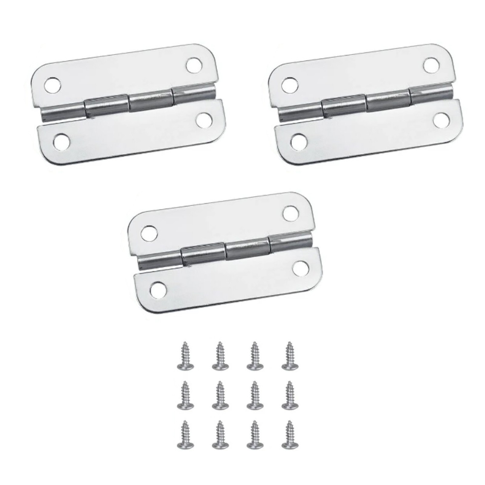 For Igloo Ice Chest Replacement Hinges 3PCS Stainless Steel Hardware Screws Kit