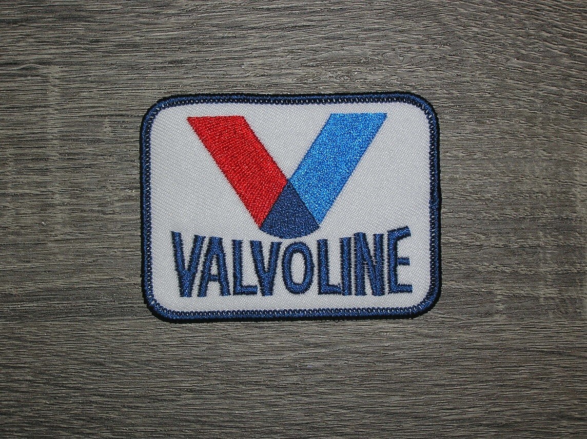 Valvoline Motor Oil Embroidered Iron On Patch 3.25" x 2.5"