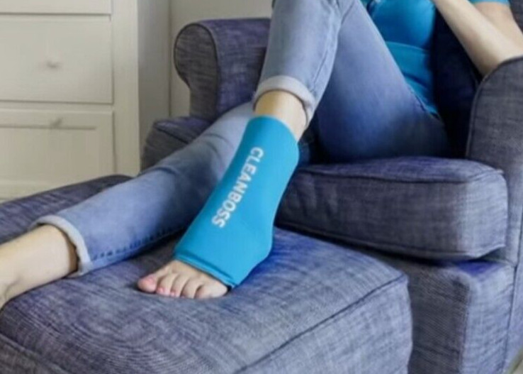 Joy CleanBoss Soft Compression Cold & Hot 360° Therapy Sleeve Black Large $39