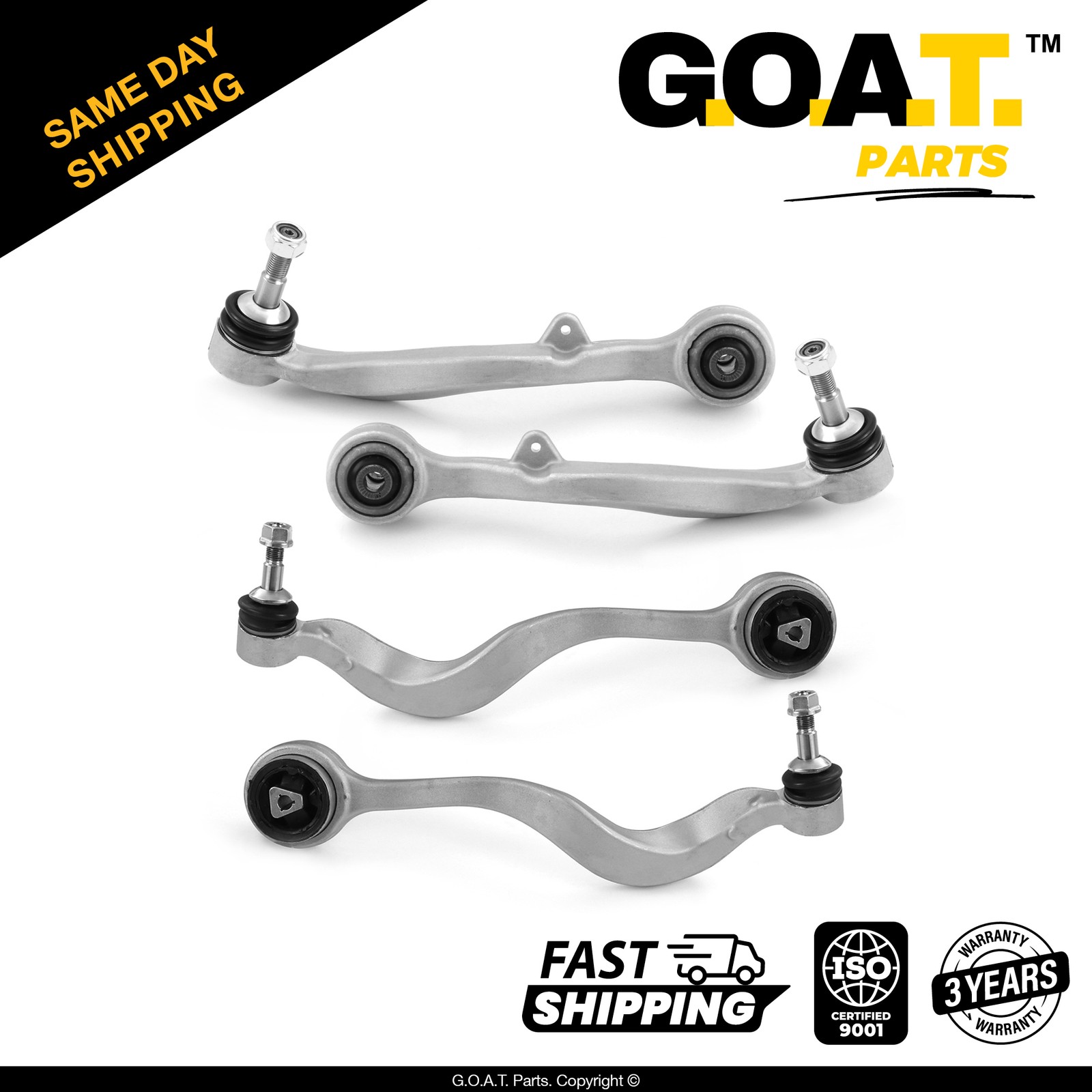 Lower Forward & Rearward Control Arm Kit for BMW 650Ci Mexico 650i M6 4 PCS
