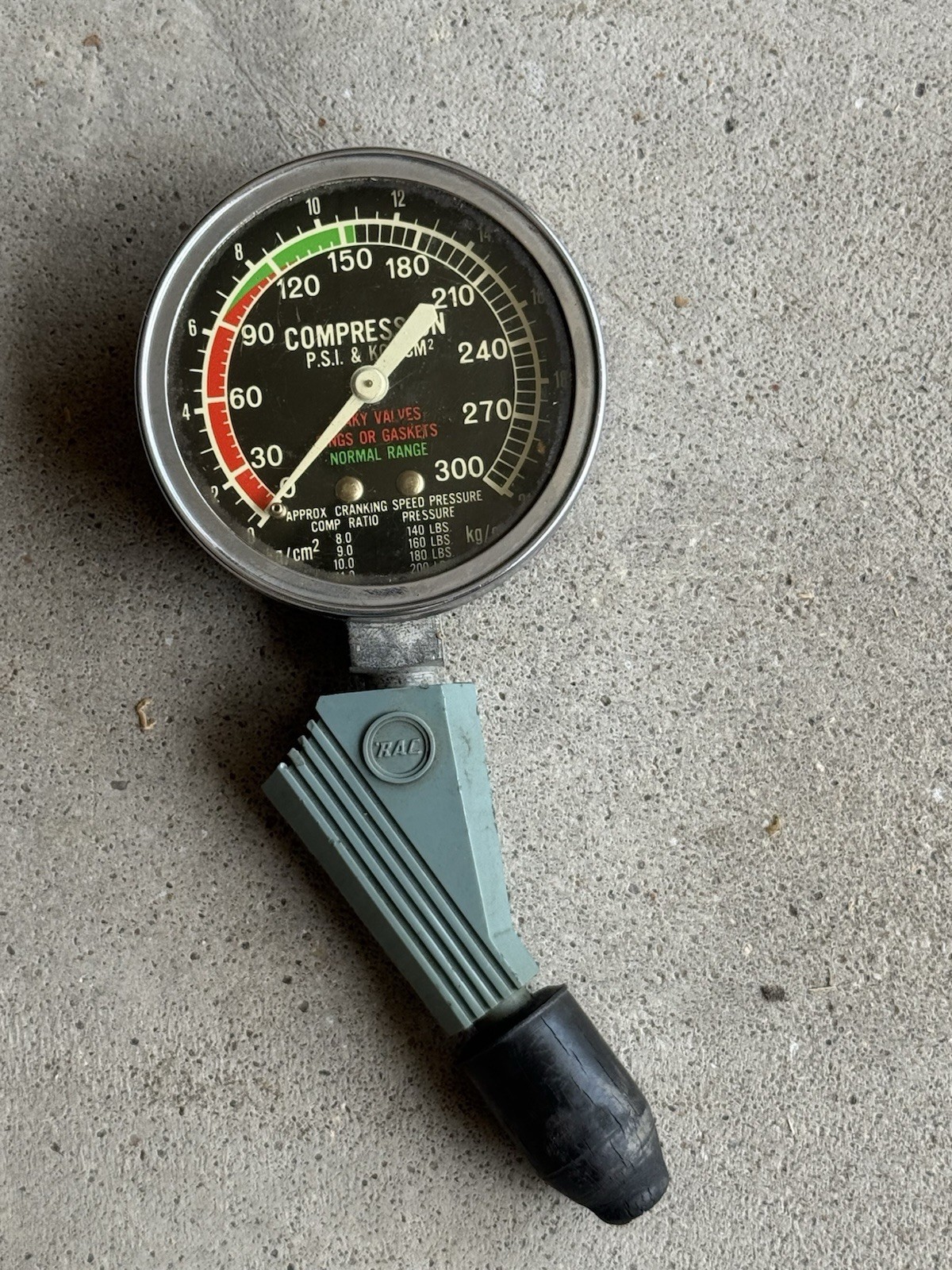 Vintage RAL Compression Gauge From The 1960’s