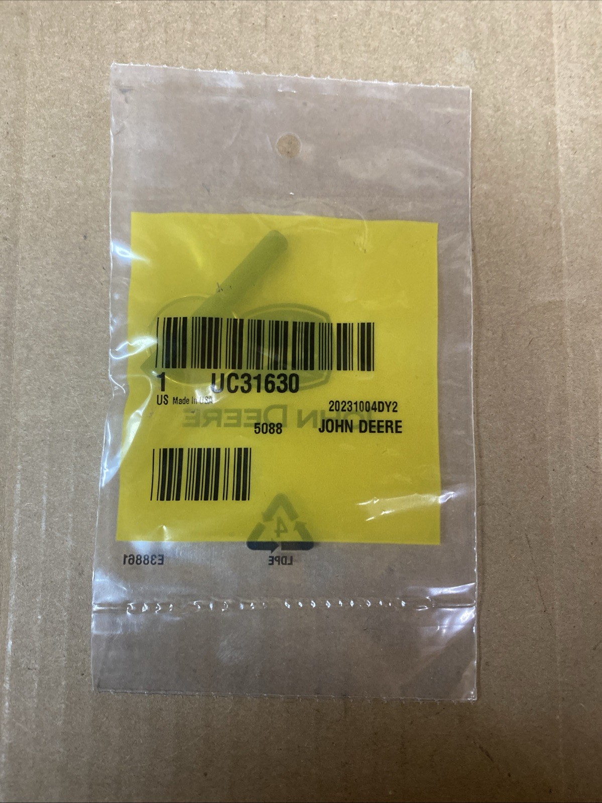 John Deere UC31630 Start Stop Button Module Key