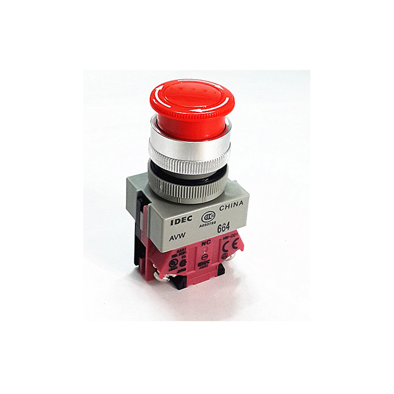 IDEC AVW402R 22mm Emergency-Stop New 1PCS #