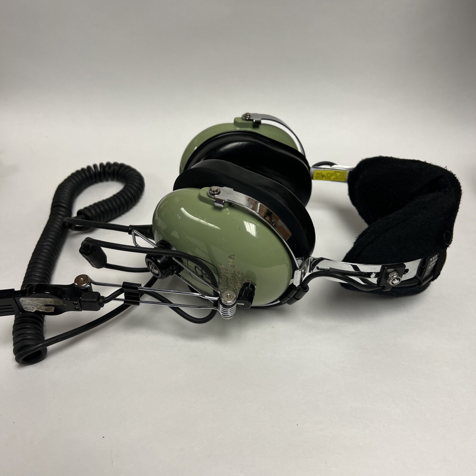 David Clark Brand Model H10-76 Pilot Headset Headphones w/Microphone