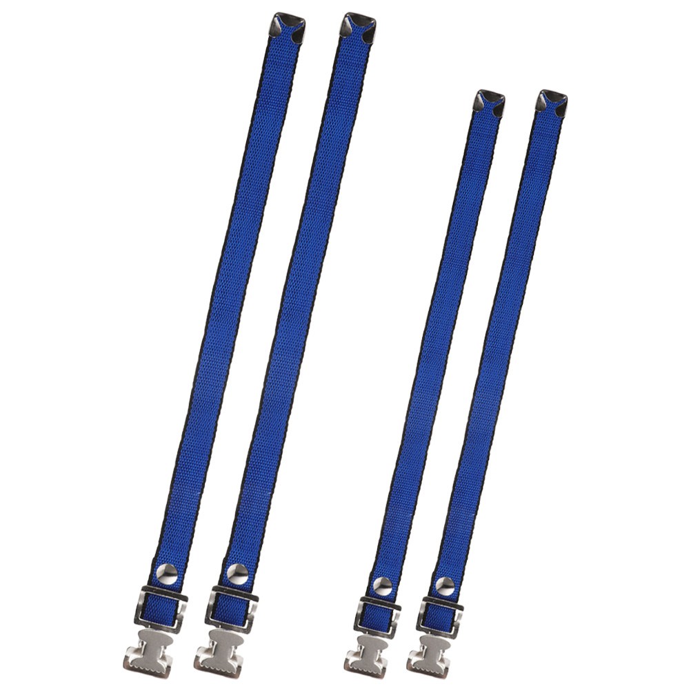 4Pcs Adjustable Blue Stilt Accessories Durable Stainless Steel Straps for Stilts