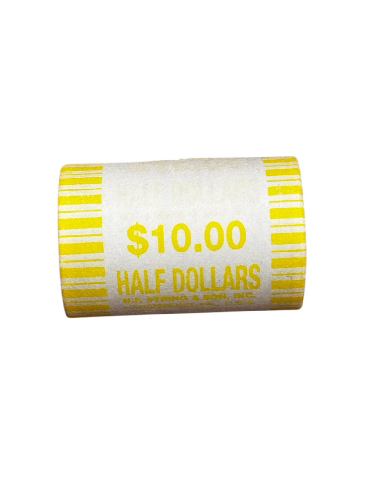 Bank Rolled Kennedy Half Dollars $10 Face Value 20 Coins Unsearched